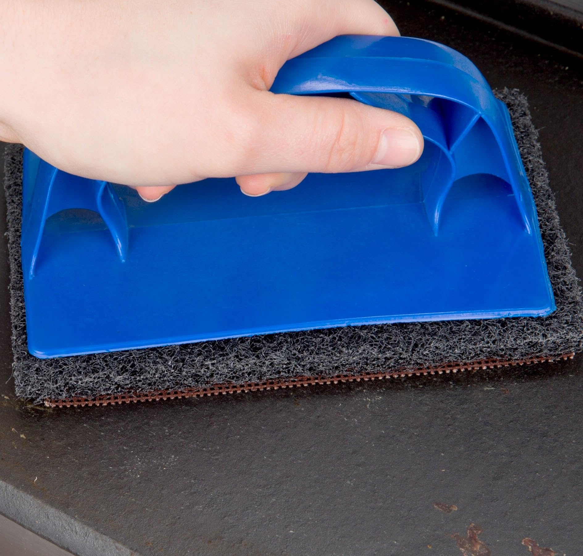 31-Piece Grill & Griddle Cleaning Kit with Screen/Pad Holder - 10 Polish Pads & 20 Cleaning Screens - Heat-Resistant for Safe BBQ, Flat Top, Blackstone Griddle & Outdoor Cooking Maintenance