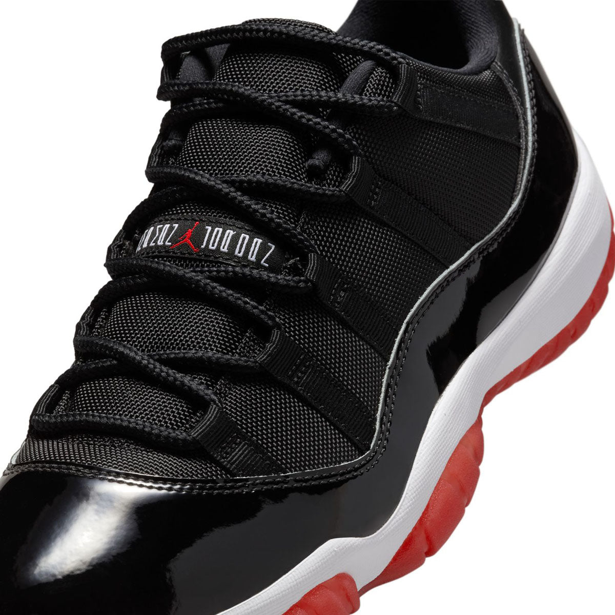 Air Jordan 11 Retro Low 'Bred' Men's Basketball Shoes - Iconic Black & Red Colorway - Perfect for Casual Wear & Sneaker Collectors