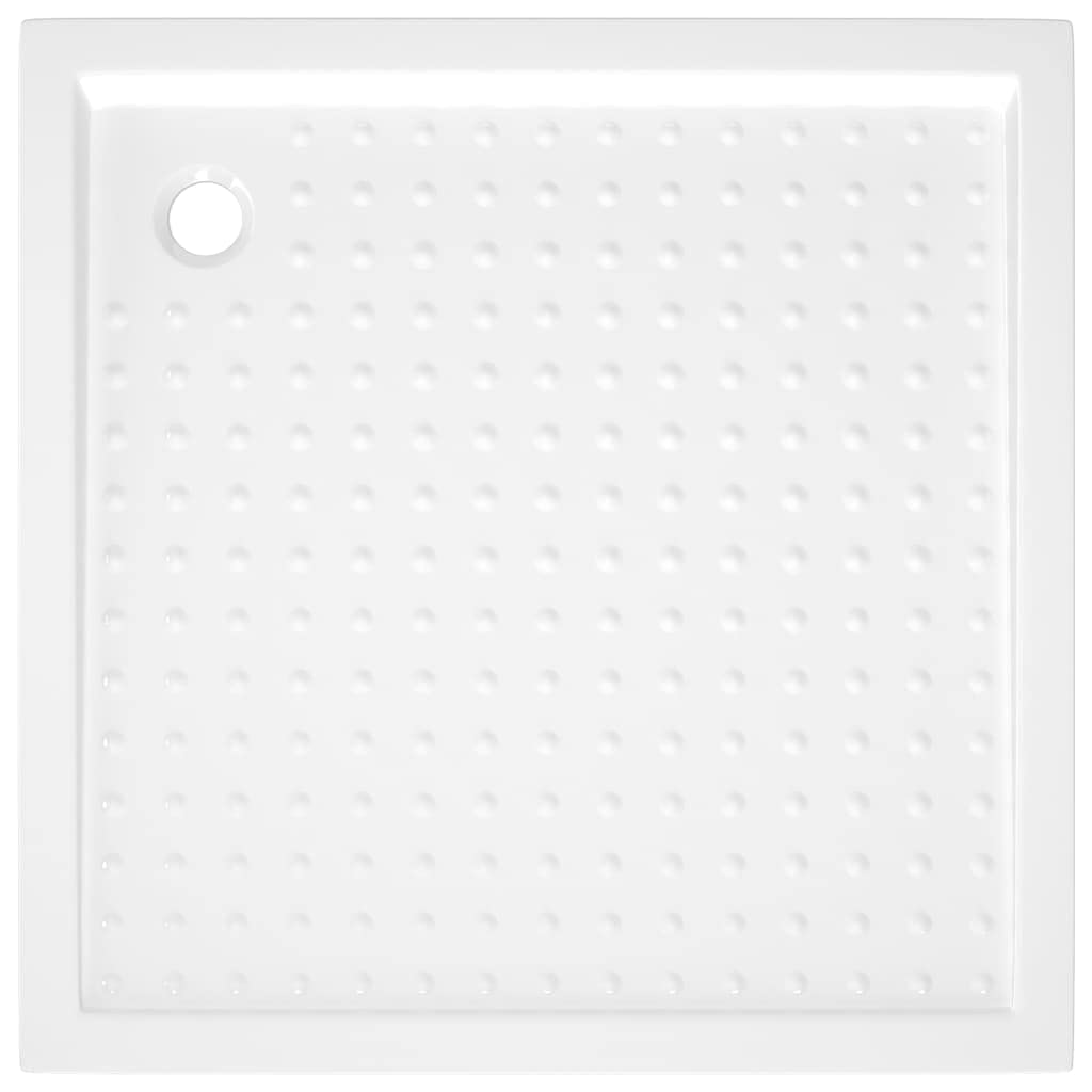 Modern ABS White Shower Base Tray with Non-Slip Dots - 31.5