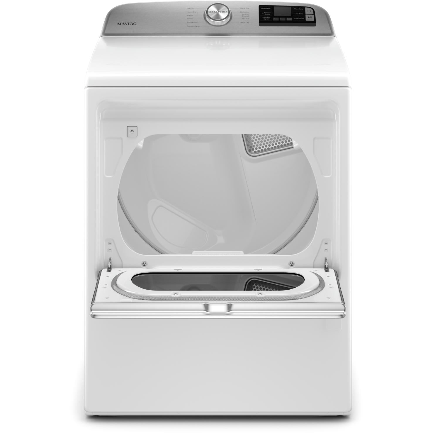 Maytag 7.4 Cu. Ft. Gas Dryer with Wi-Fi Connectivity MGD6230HW - Perfect for Large Laundry Loads & Smart Home Integration