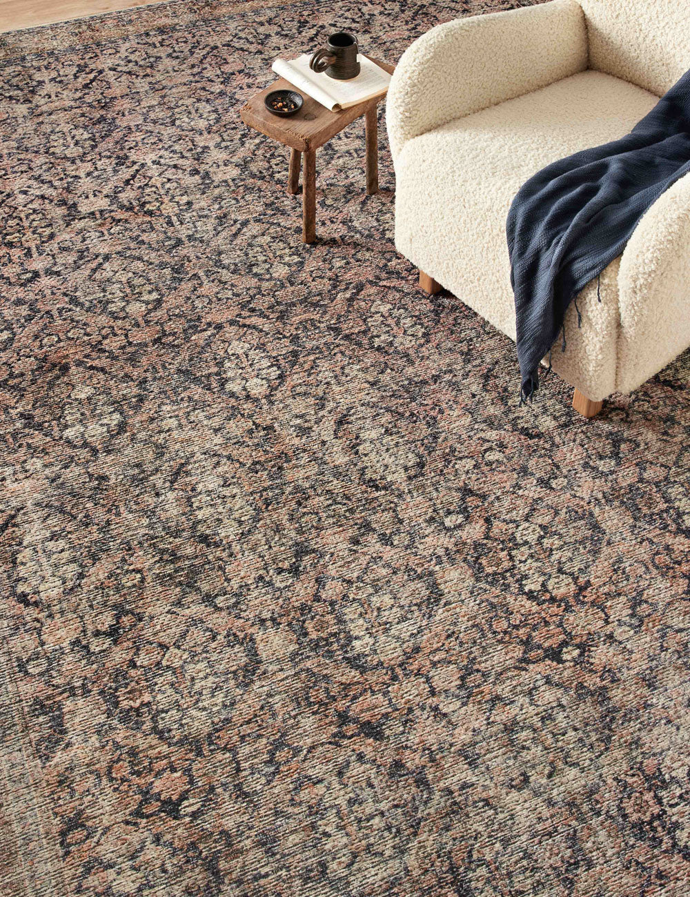 Amber Lewis x Loloi Billie Rug - Modern Boho Area Rug for Living Room, Bedroom & Nursery - Soft & Stylish Home Decor