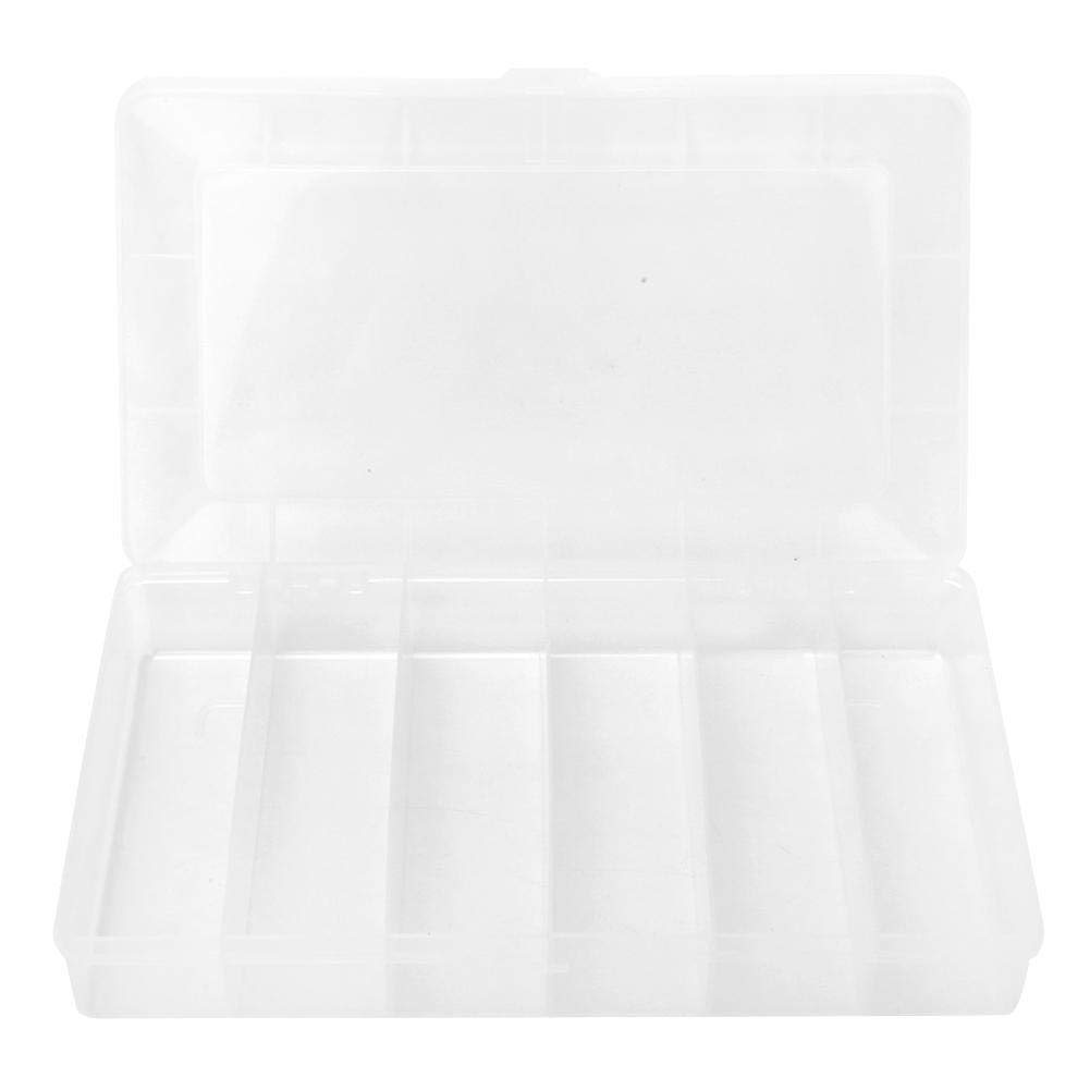Bnineteenteam 15-Compartment Transparent Plastic Storage Box for Guitar Picks, Jewelry & Small Accessories – Acoustic/Electric Guitar Pick Holder, Instrument Pickup Case – Durable Grid Organizer for Musicians & Crafters