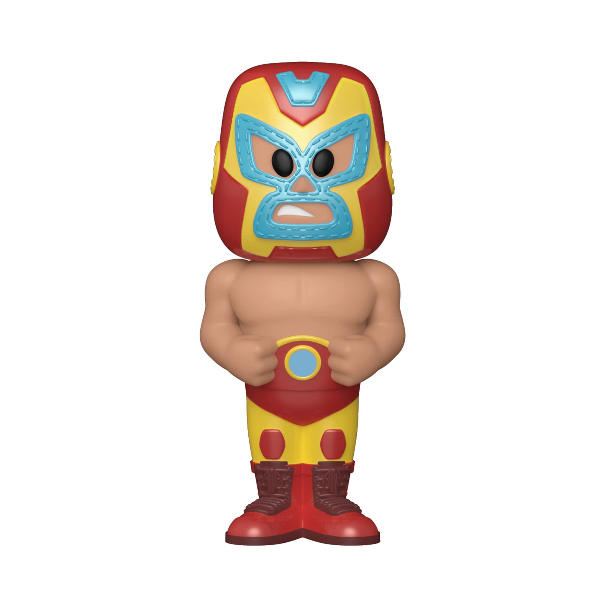 Funko Vinyl Soda: Luchadores Iron Man Collectible Figure - Limited Edition Marvel Superhero Toy for Display & Gift Giving