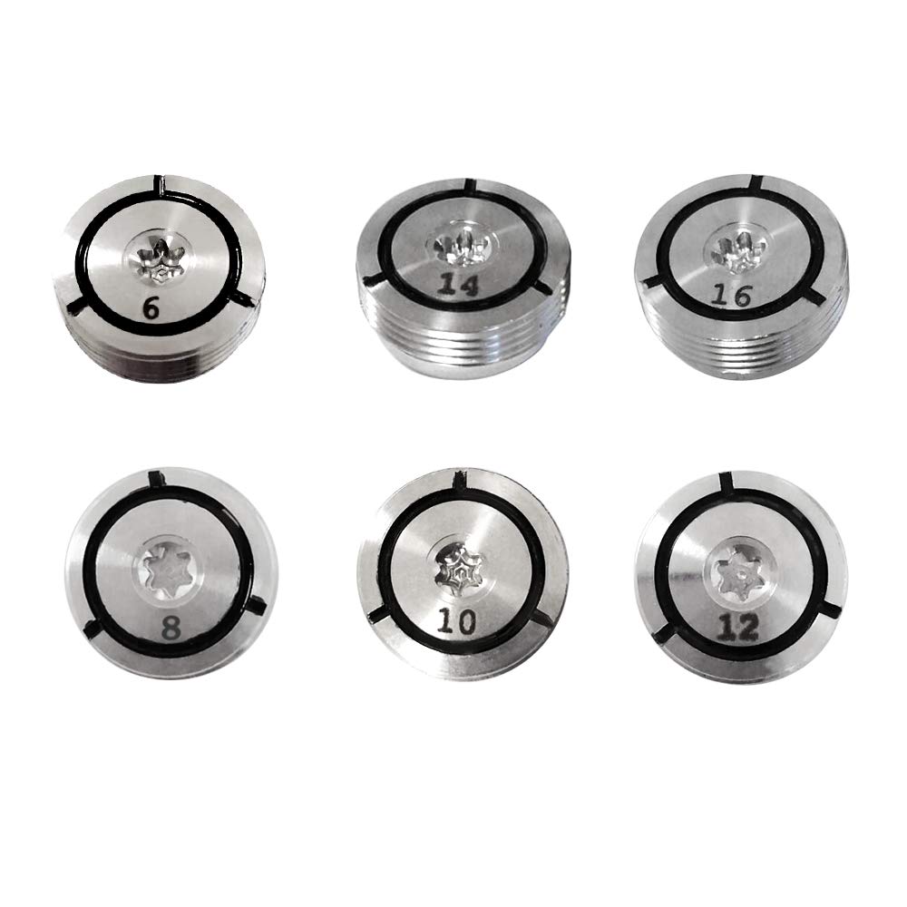 HISTAR 6Pcs Golf Club Weights Kit (6g/8g/10g/12g/14g/16g) - Compatible with Callaway Big Bertha Fusion Driver 2016 & GBB Epic SUB Zero Fairway Wood 2017 | Improve Swing Balance & Distance Control | Perfect for Golf Club Customization & Performance Enhancement