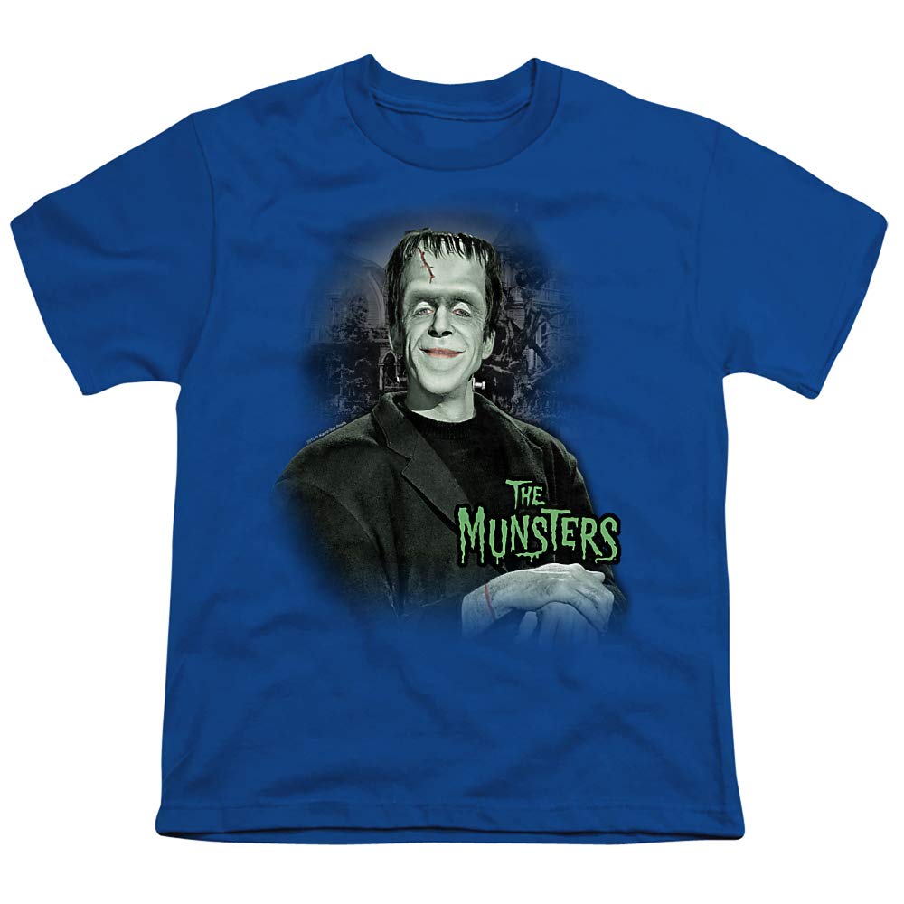 The Munsters Man of The House Unisex Youth T-Shirt | Vintage TV Show Merchandise | Perfect for Halloween, Cosplay & Fan Gifts