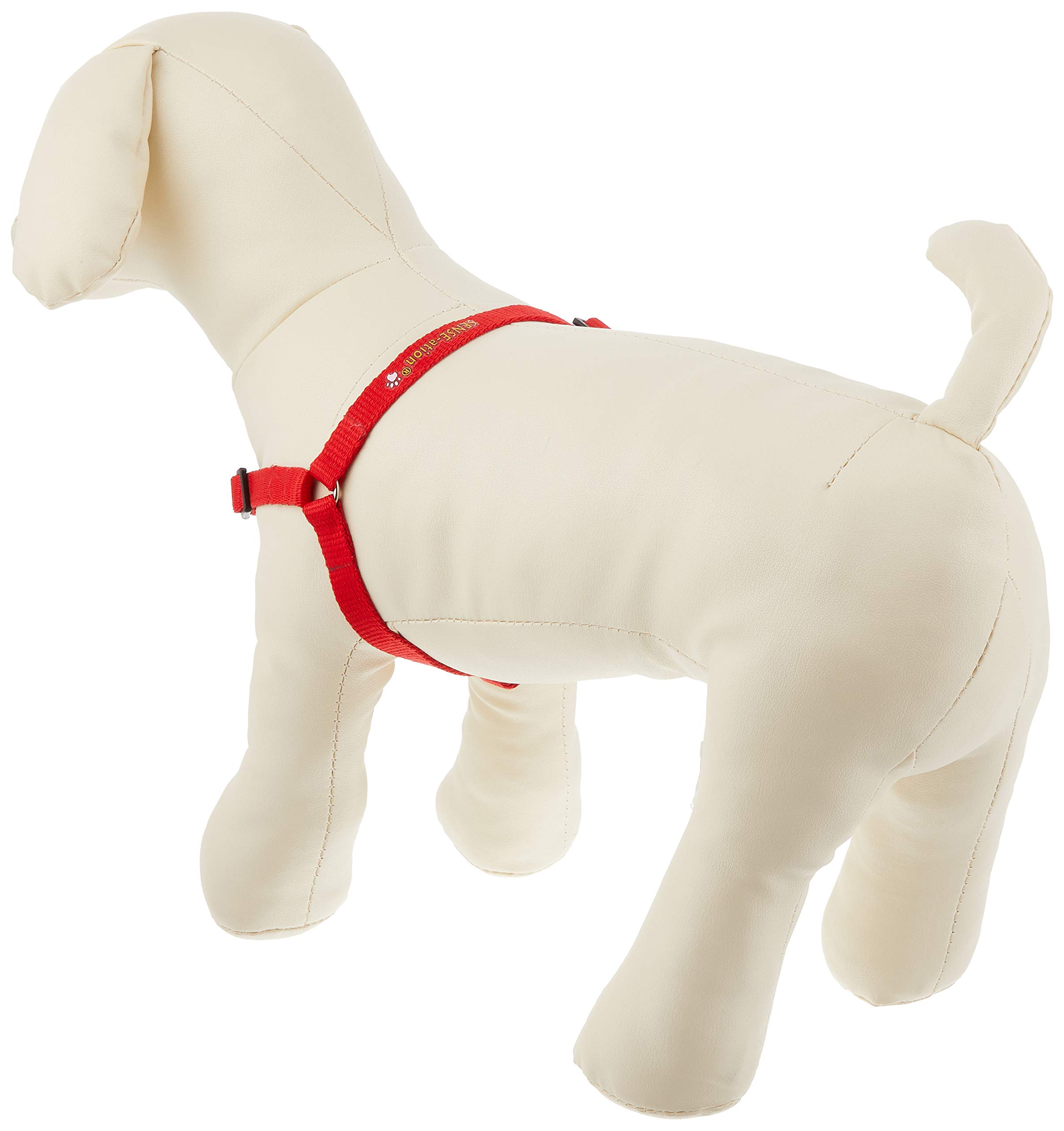 No-Pull Dog Harness for Small Dogs - Adjustable Pet Harness with Soft Padding (Red, Mini) - Perfect for Walking, Training & Outdoor Adventures