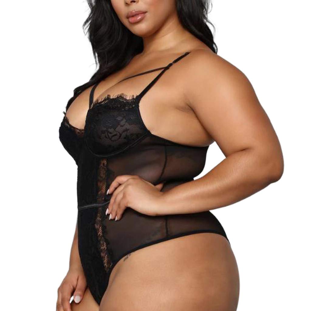 Sexy Lace Bodysuit for Women - One-Piece Lingerie Underwear with Stockings | Perfect for Valentine's Day, Bridal Shower & Romantic Nights