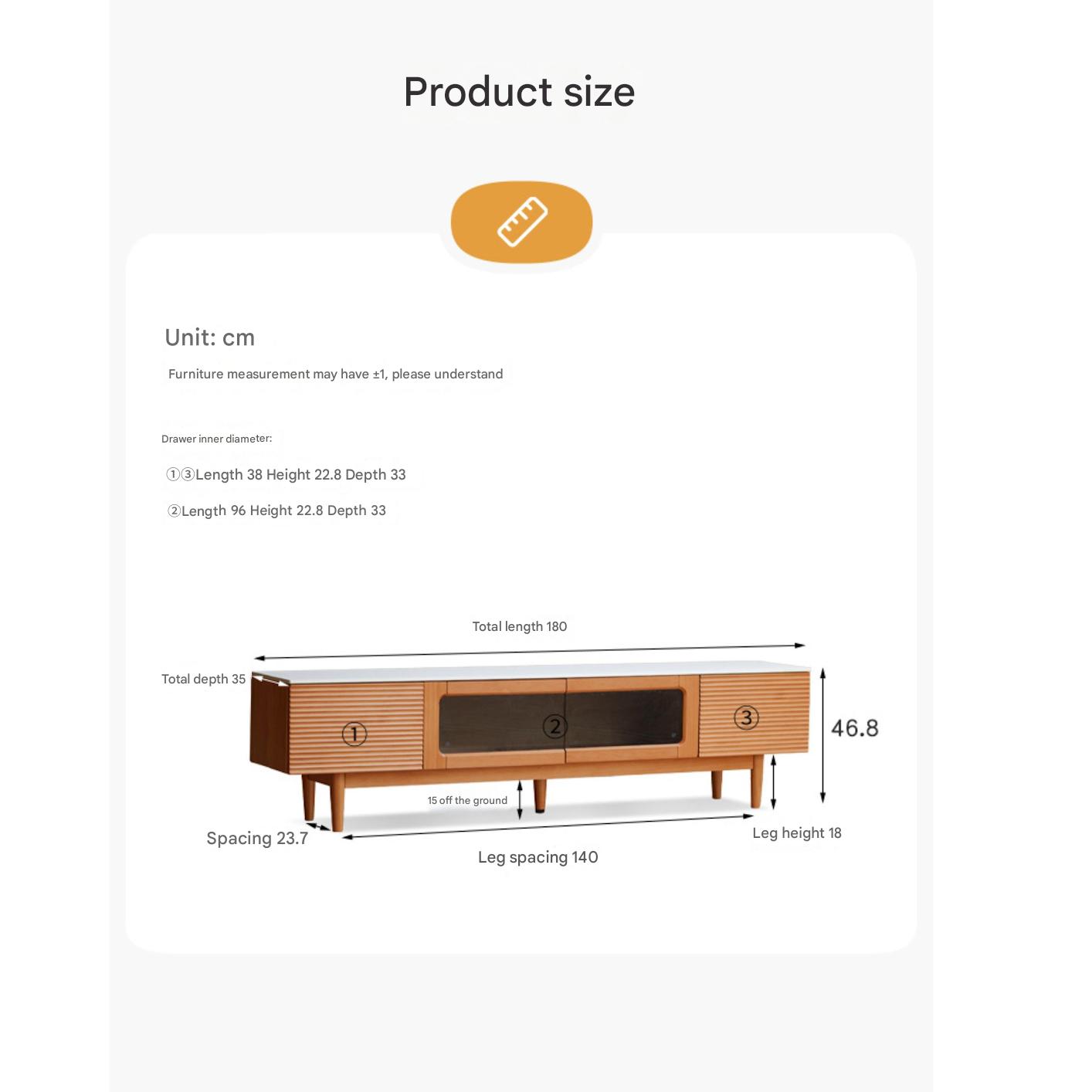 Modern Pine Solid Wood TV Stand with Storage - Rustic Floor TV Cabinet for Living Room, Bedroom & Home Theater - Durable Entertainment Center for TVs up to 65