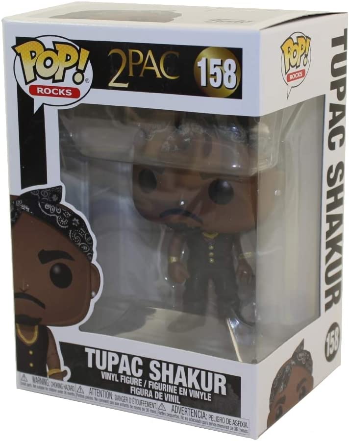 Funko Pop! Tupac Shakur 2Pac Vinyl Figure - Collectible Music Icon for Fans & Pop Culture Enthusiasts - Perfect for Display, Gifts & Memorabilia Collections