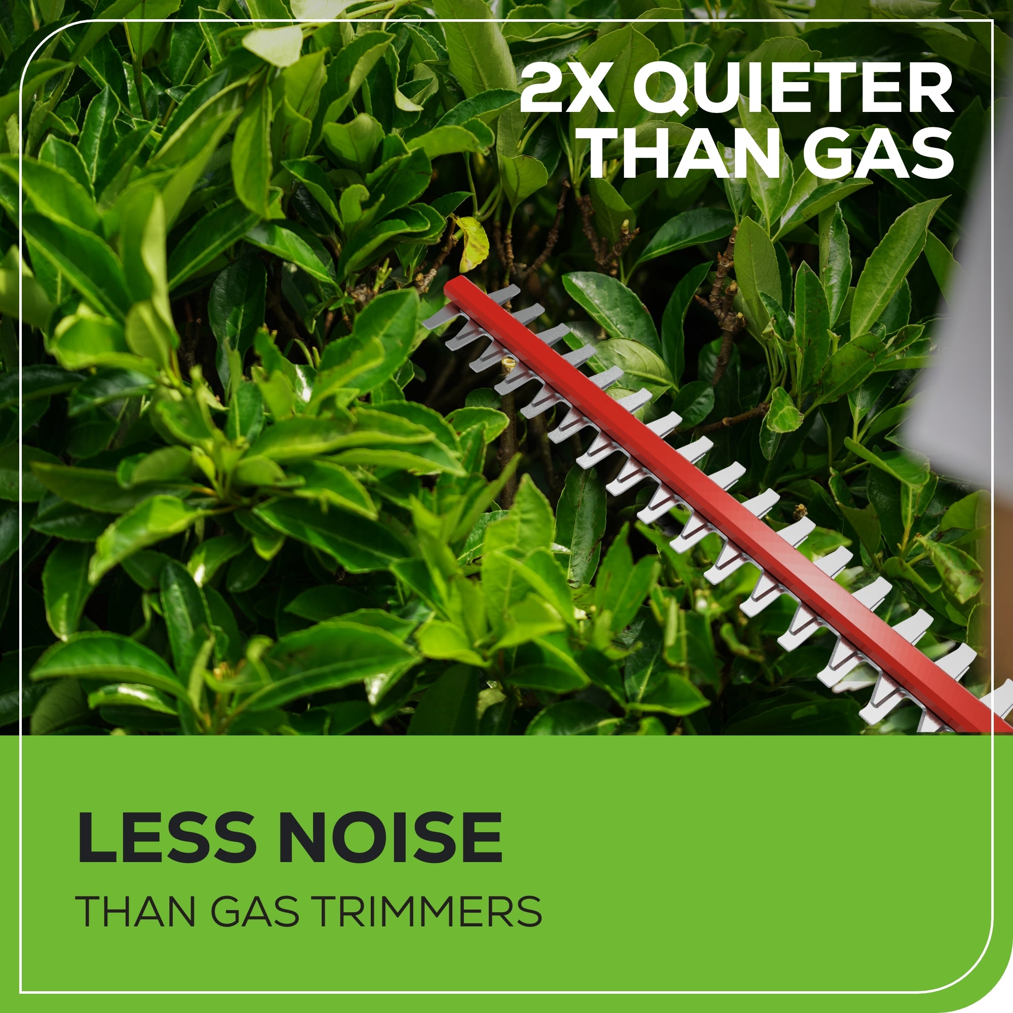 40V 20-Inch Cordless Battery Pole Hedge Trimmer (Tool Only) - Perfect for Landscaping, Tree Trimming & Garden Maintenance