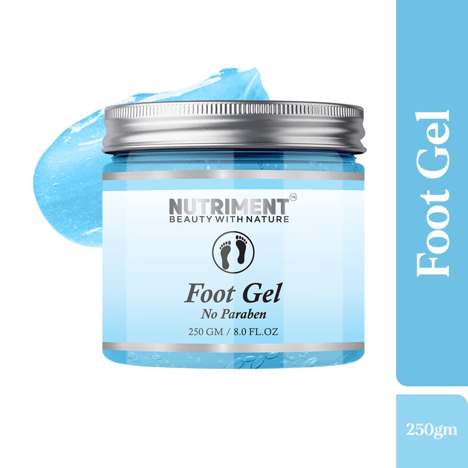 Nutriment Foot Gel - Nourishing & Firming Skin Care for Feet, Anti-Aging Treatment, Dark Spot Corrector - 250gm Unisex Face & Foot Gel (Pack of 1) - Perfect for Dry Cracked Heels & Daily Foot Care Routine