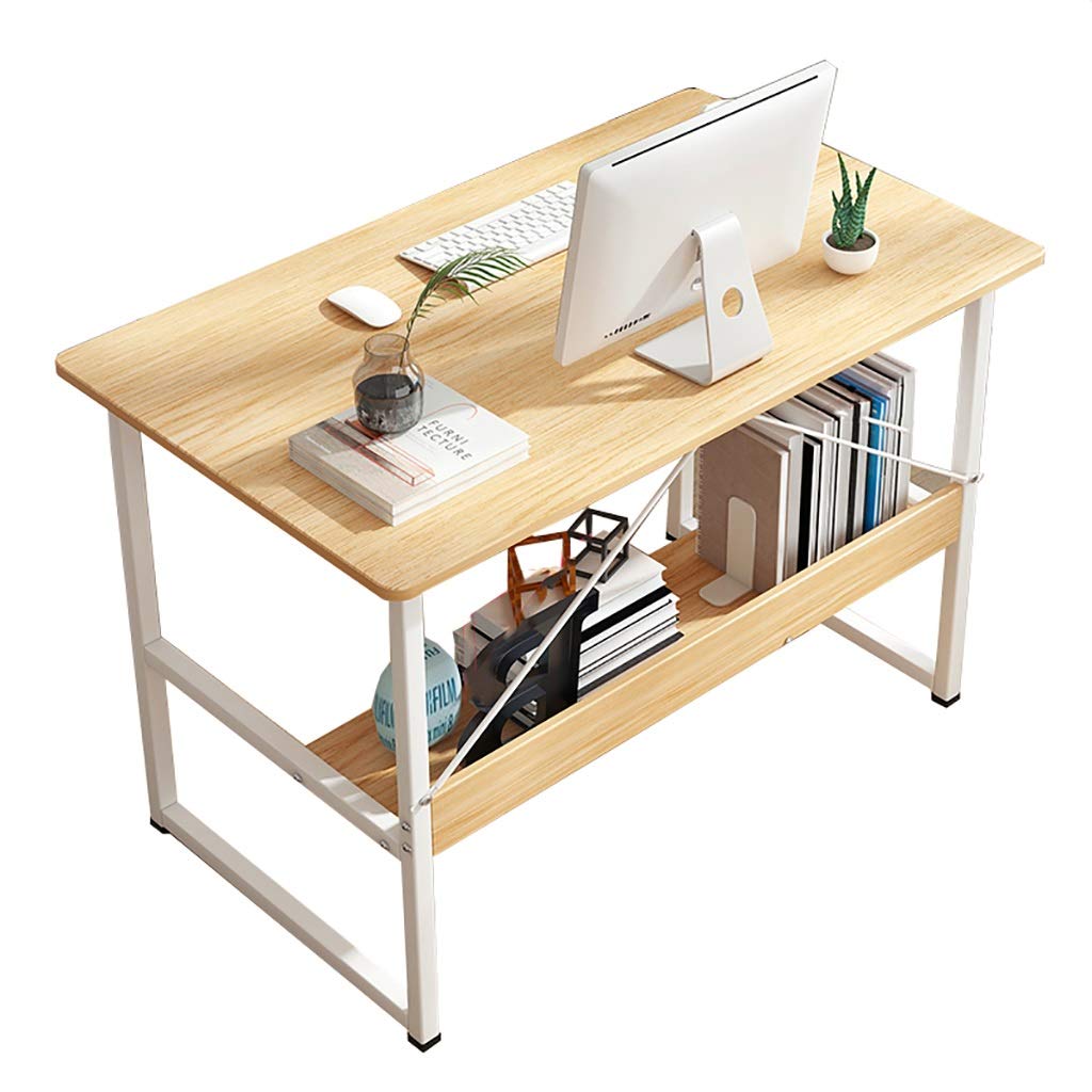 Ergonomic Computer Desk - 80cm & 100cm Home Office Desk, Study Writing Table, Conference Training Workstation | Space-Saving Design for Small Rooms, Home Office, Dorm & Workspace (2 Color Options)