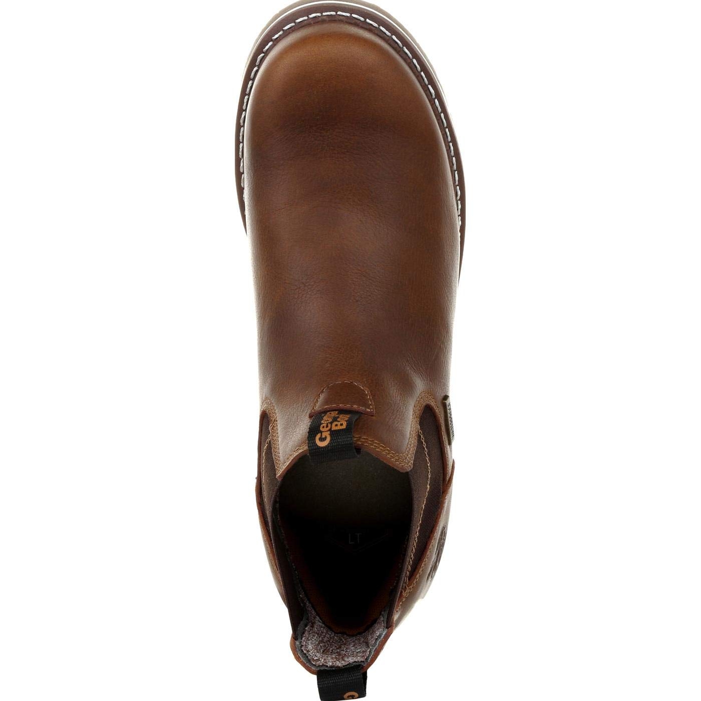 Georgia Boot AMP LT Wedge Waterproof Chelsea Work Boot - Durable & Comfortable for Construction, Landscaping & Outdoor Work