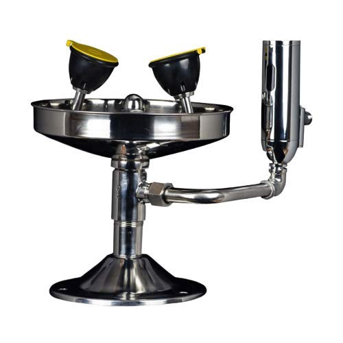 Portable Emergency Eye Wash Station - 304 Stainless Steel Automatic Safety Device for Labs, Factories & Public Facilities | First Aid Equipment for Chemical Splashes & Workplace Safety