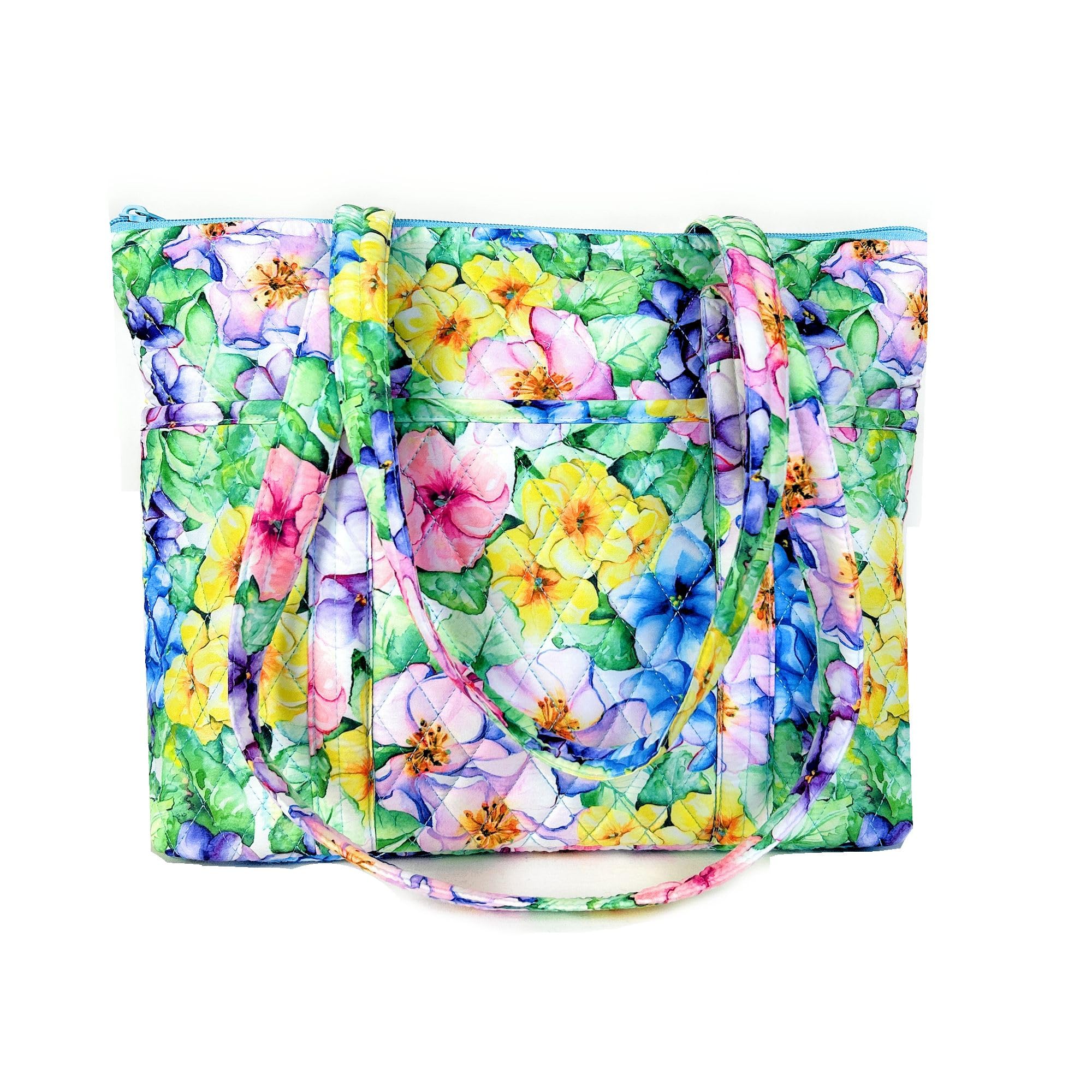 Quilted Shoulder Tote Bag for Women - Stylish Handbag Purse with Adjustable Strap - Perfect for Work, Travel & Daily Use