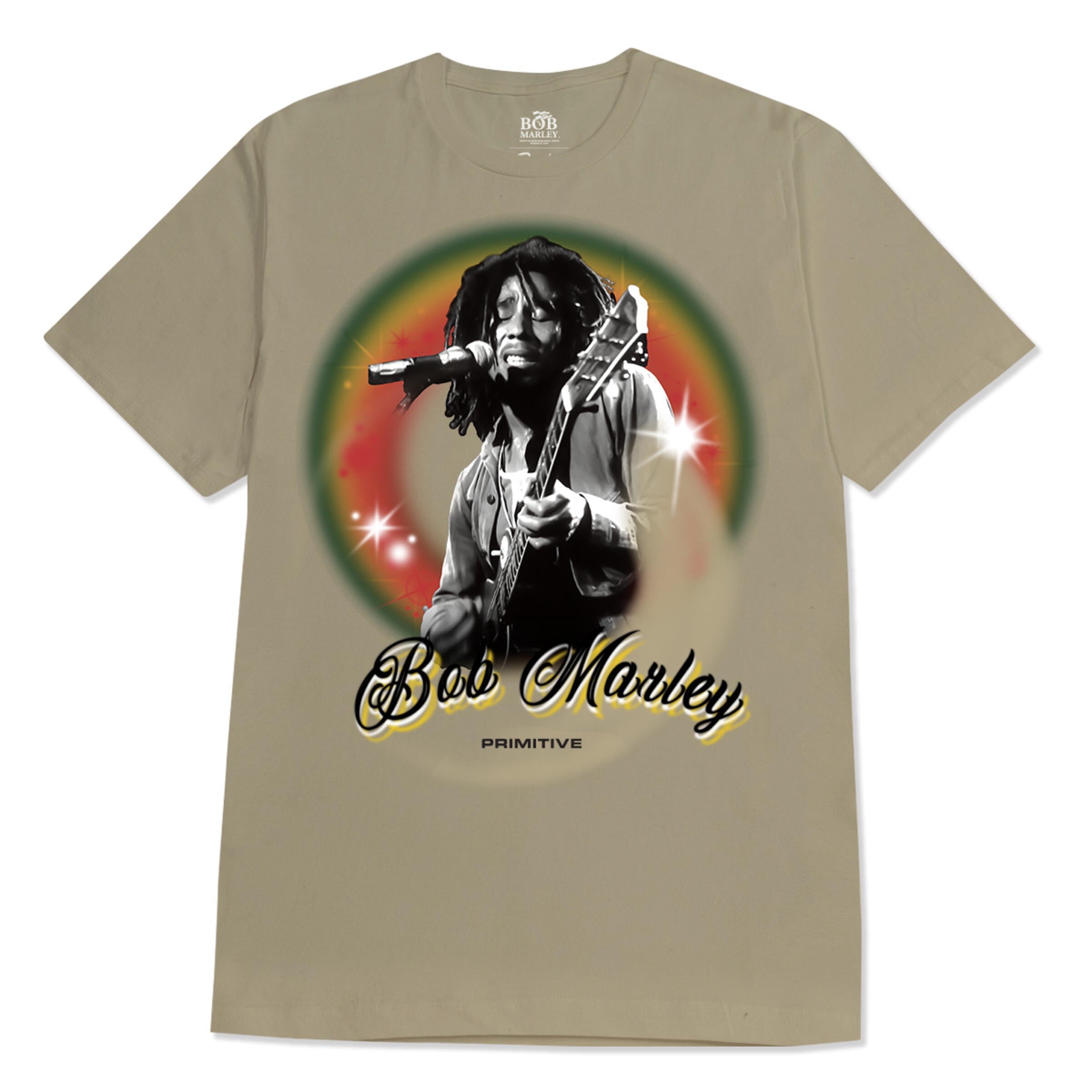 Primitive x Bob Marley Dreams Graphic T-Shirt - Reggae Music Inspired Streetwear Tee for Men - Perfect for Concerts, Festivals & Casual Wear