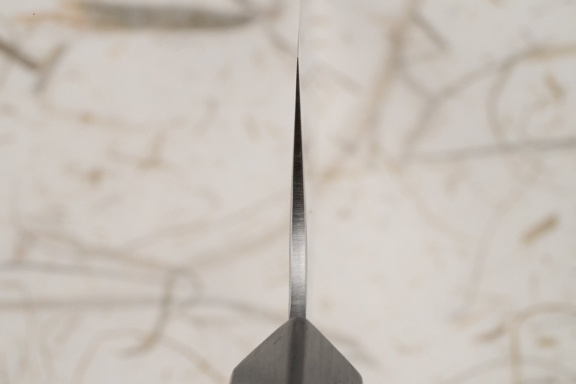 Premium Seki Kanetsugu Heptagon Wood® Santoku Knife 170mm - Japanese Damascus Steel Blade for Professional Chefs & Home Cooking - Perfect for Slicing, Dicing & Chopping Vegetables, Meat & Fish