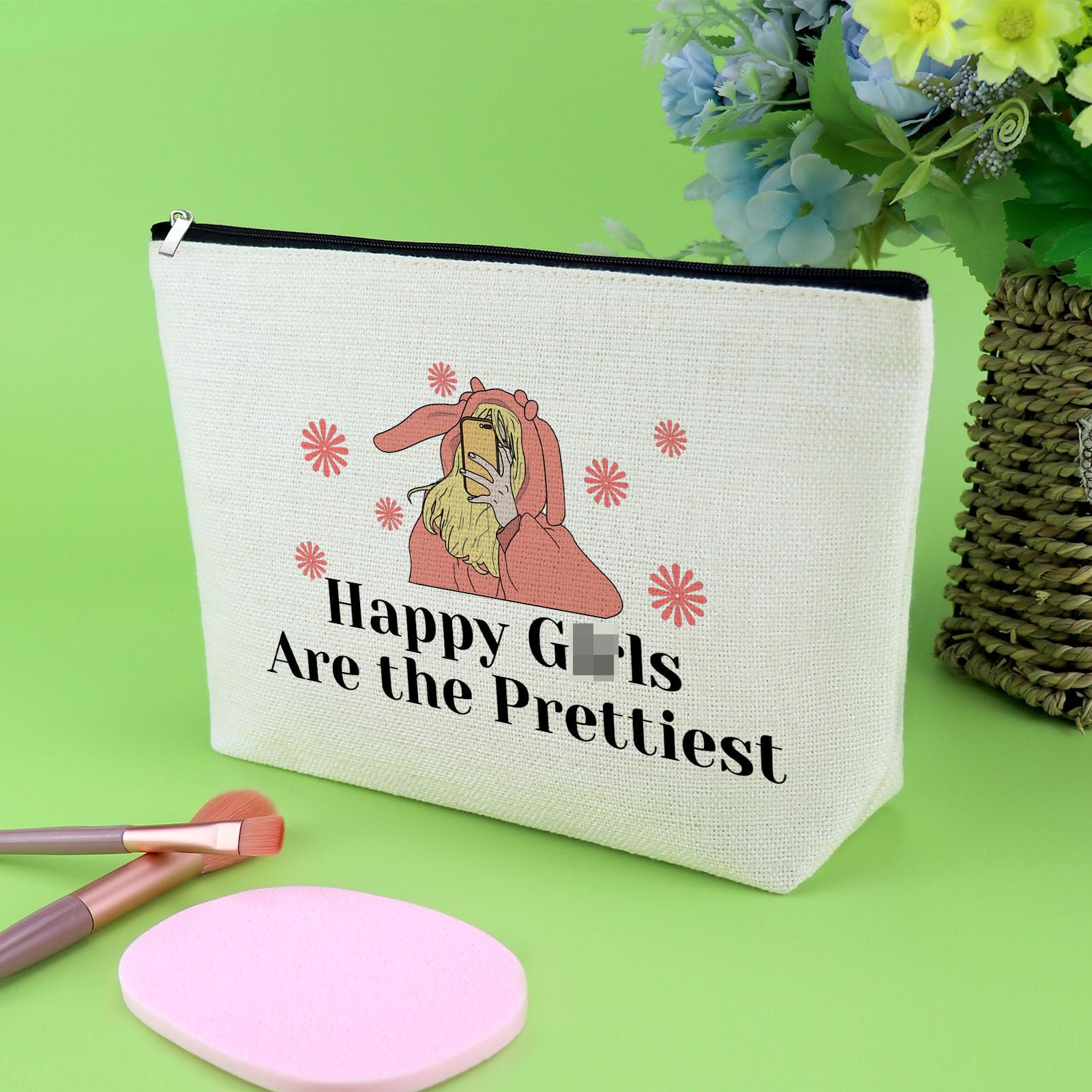 **Inspirational Makeup Bag for Girls - Motivational Gifts for Her, Friend, Daughter | Birthday, Friendship, Graduation, Christmas Gifts | Perfect for Travel, School & Daily Use**