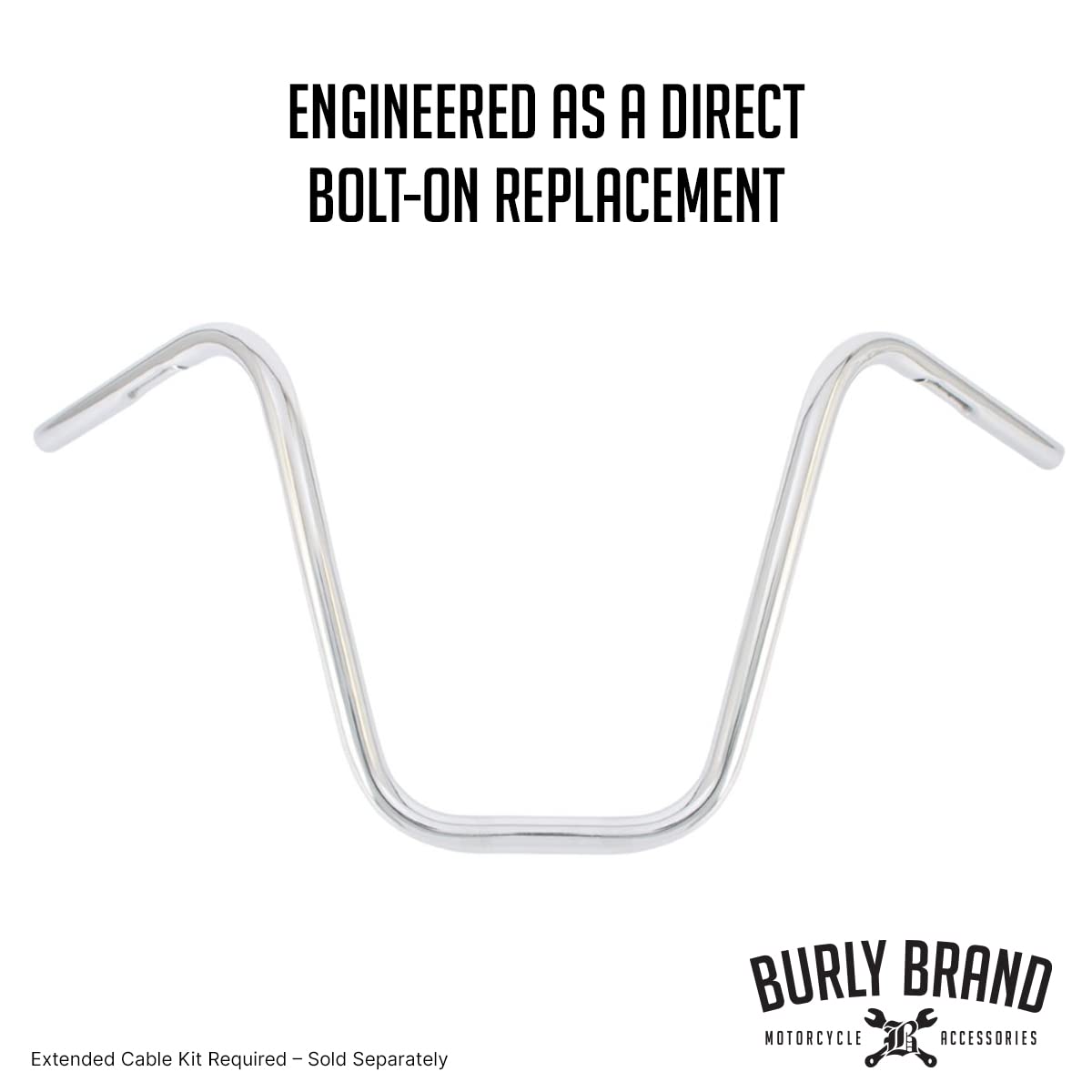 Burly Brand Narrow Bottom Ape Hanger Handlebar 16