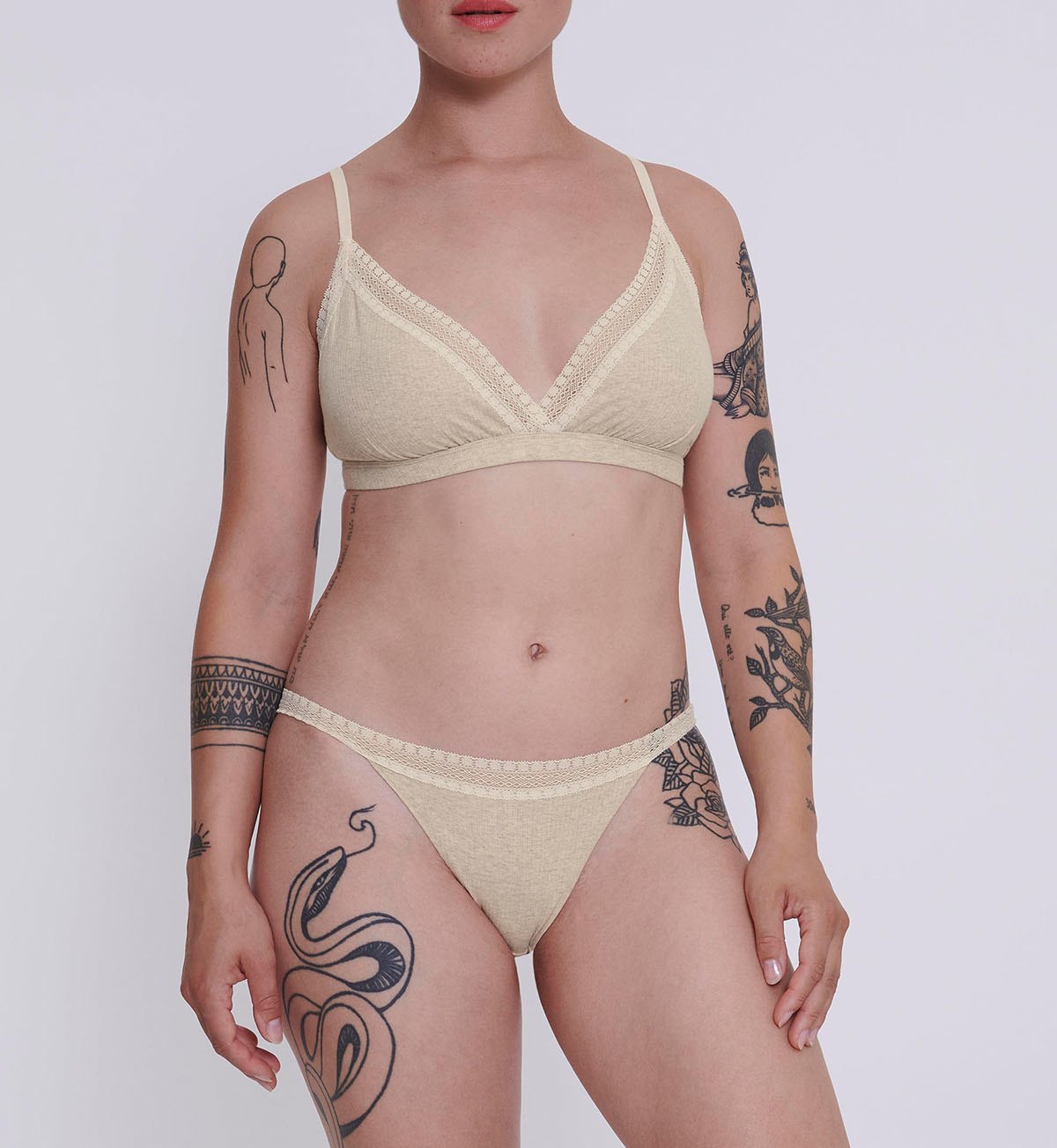 SLOGGI GO RIBBED CONSIDERED BRALETTE - Comfortable Wire-Free Bralette for Women | Perfect for Yoga, Lounge & Everyday Wear