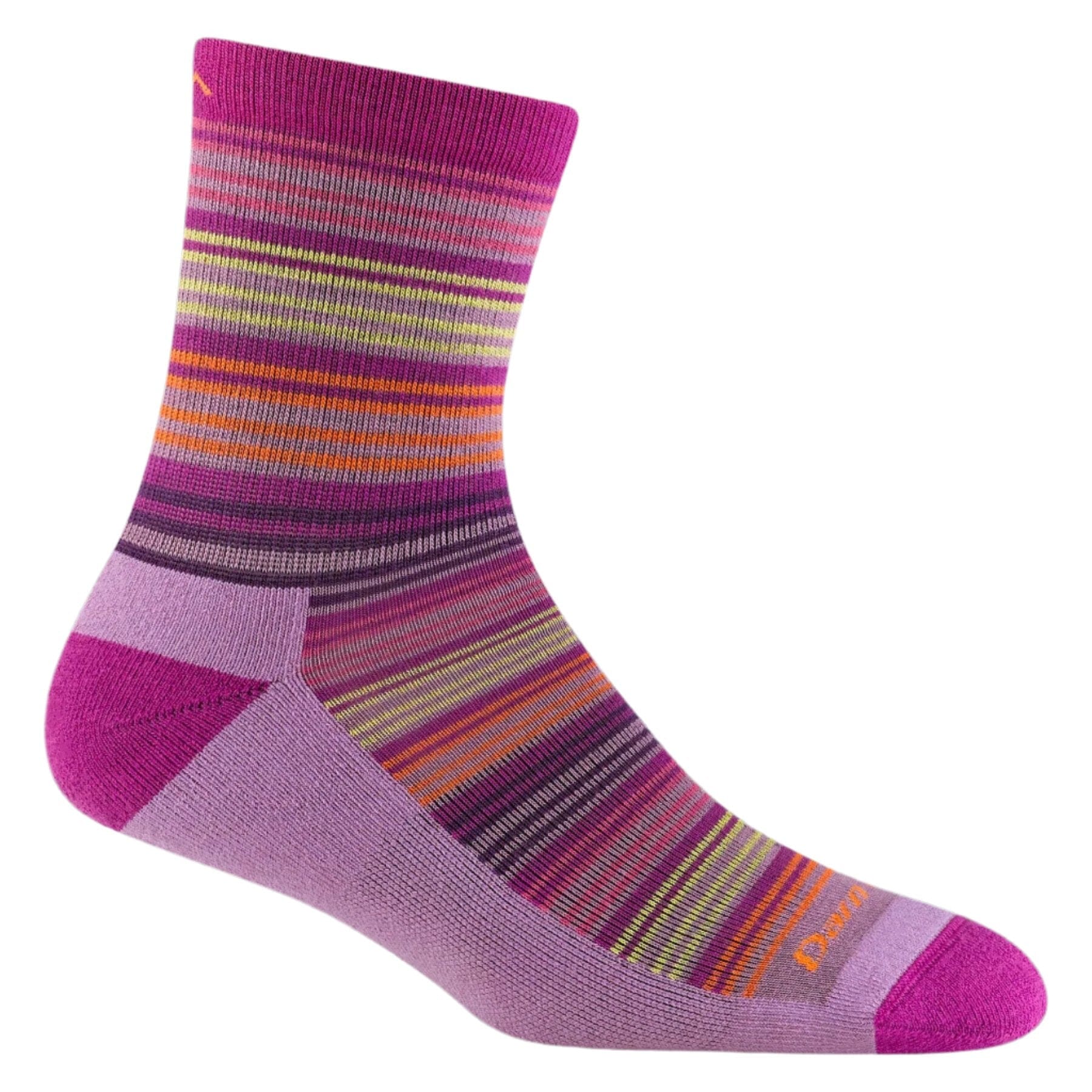 Darn Tough Zebra Canyon Micro Crew Lightweight Hiking Socks for Kids - Moisture Wicking & Cushioned for Outdoor Adventures, Trail Running, and Camping