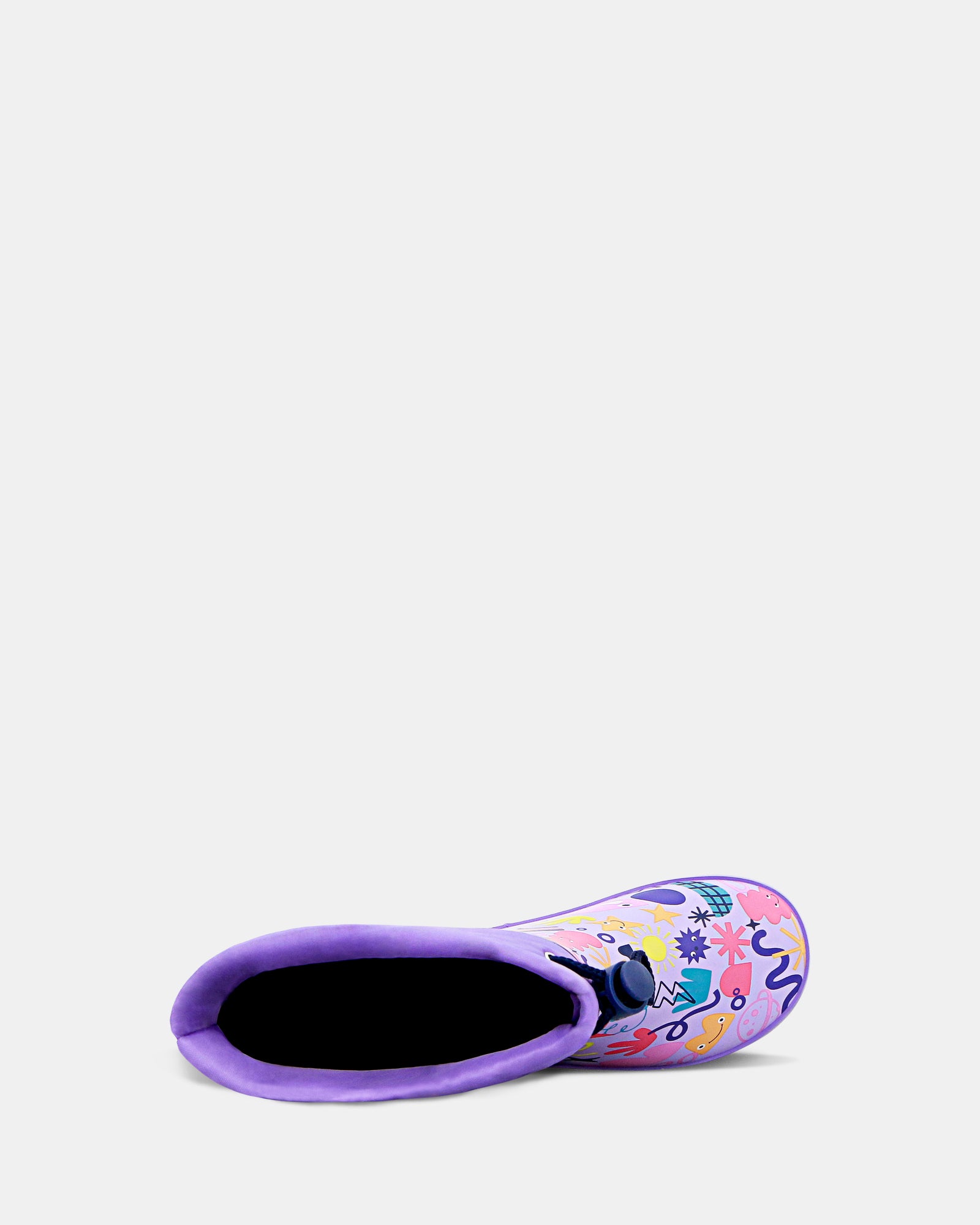 Lilac and Purple Puddle Boots for Women - Waterproof Rain Boots for Outdoor, Gardening, and Walking in Wet Conditions
