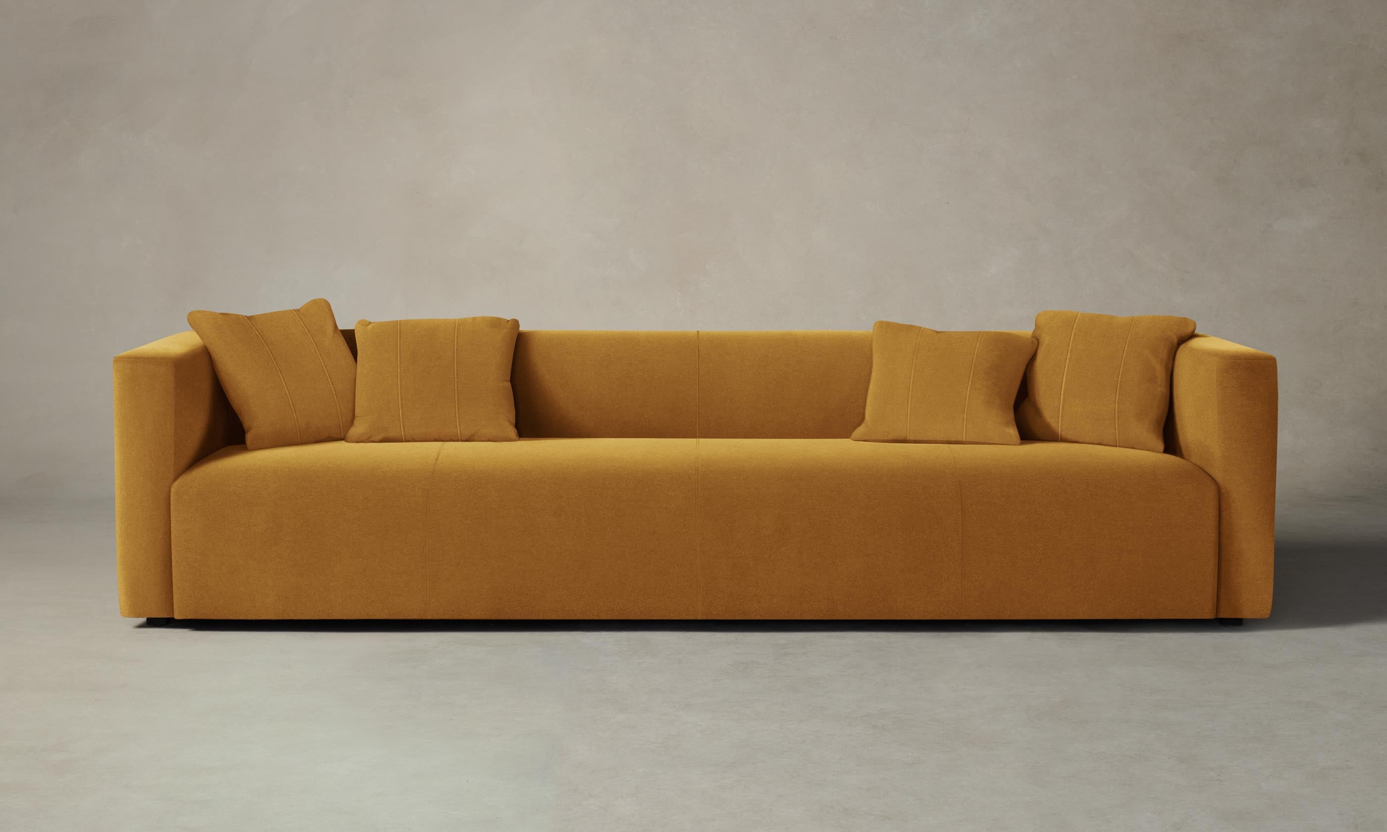 Luxury Mohair Amber Breuer Sofa - Mid-Century Modern Design for Living Room & Lounge - Premium Comfort & Style for Home Decor