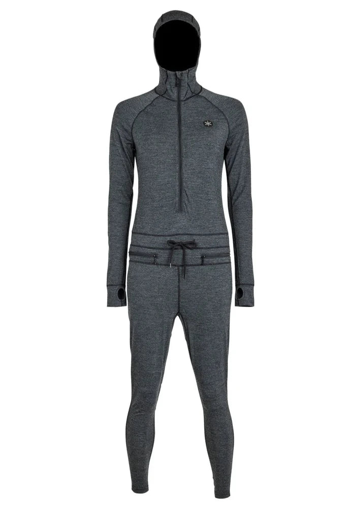 Airblaster Women's Merino Ninja Suit 2025 - Premium Thermal Base Layer for Skiing, Snowboarding & Winter Outdoor Activities