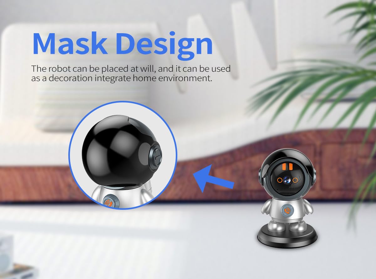 Smart WiFi Security Camera 3MP with 355° Pan & 60° Tilt - AI Human Detection, Night Vision, 2-Way Talk, Auto Tracking - Indoor/Outdoor Surveillance for Home & Business - Works with Alexa & Google Assistant