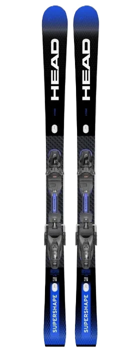 2025 Head Supershape E Titan Skis with PRD 12 GW System Bindings for Adults | All-Mountain Performance for Groomers and Carving