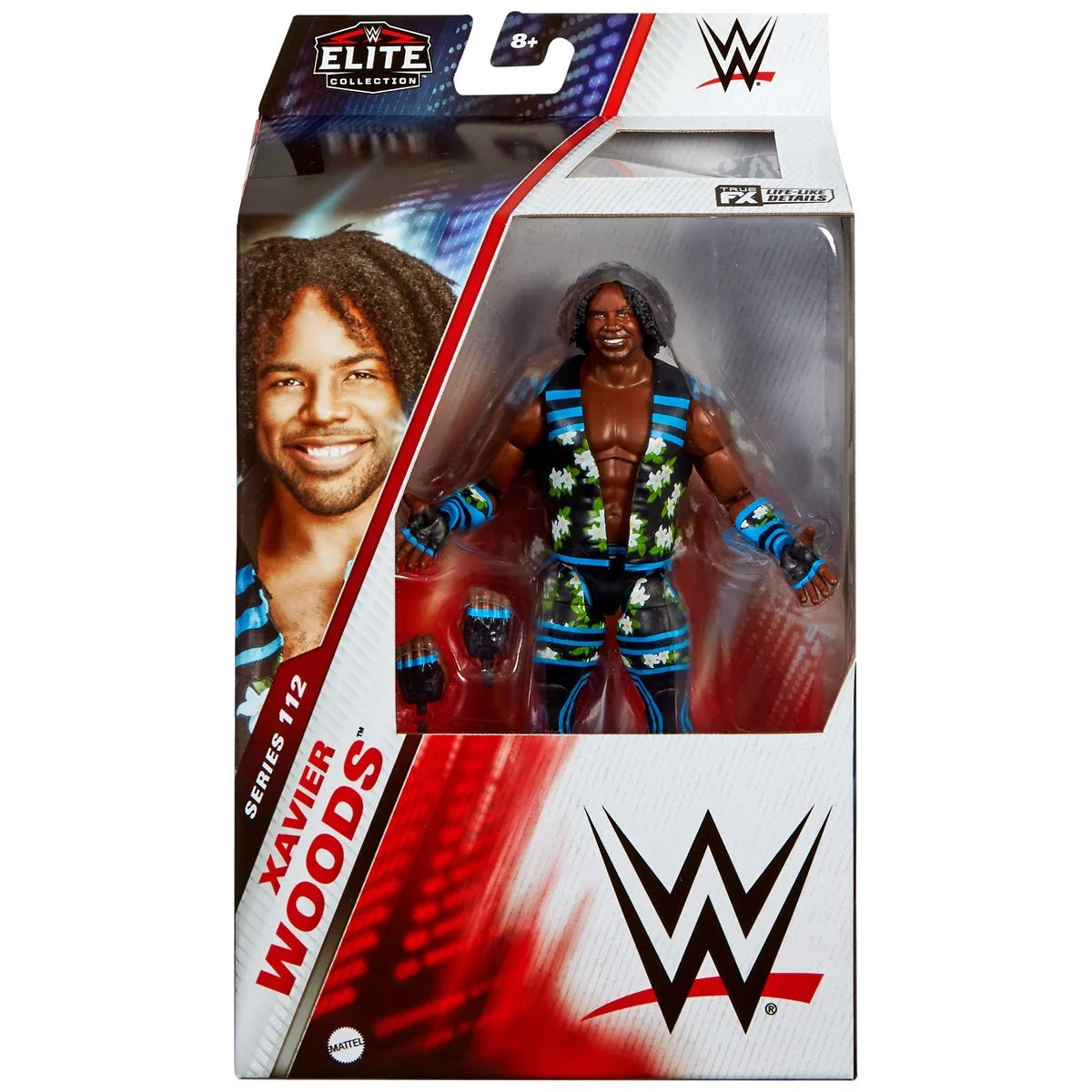 Xavier Woods WWE Elite Collection Series 112 Action Figure - Authentic Wrestling Toy for Kids & Collectors - Perfect for Play, Display & WWE Fan Gifts