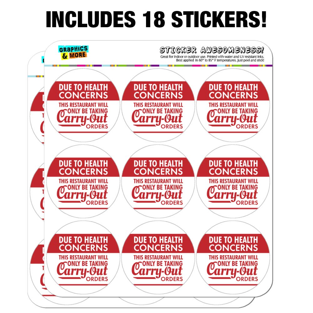 Restaurant Carry-Out Order Planner Calendar - Scrapbooking & Crafting Stickers for DIY Projects, Meal Planning, and Memory Keeping