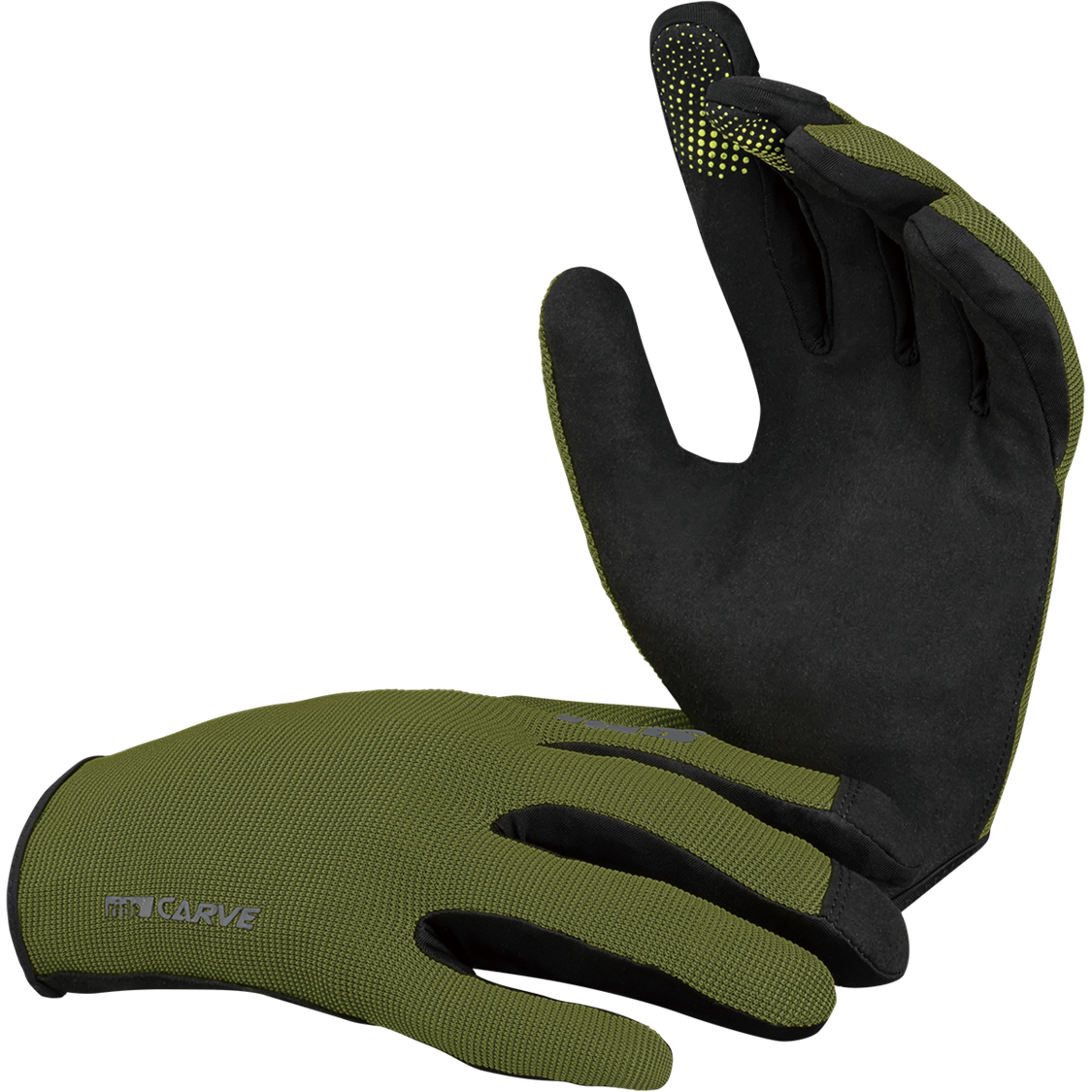 iXS Carve Full Finger Gloves - Durable Mountain Bike & Cycling Gloves for Men & Women - Perfect for Trail Riding, Downhill & BMX - Enhanced Grip & Protection