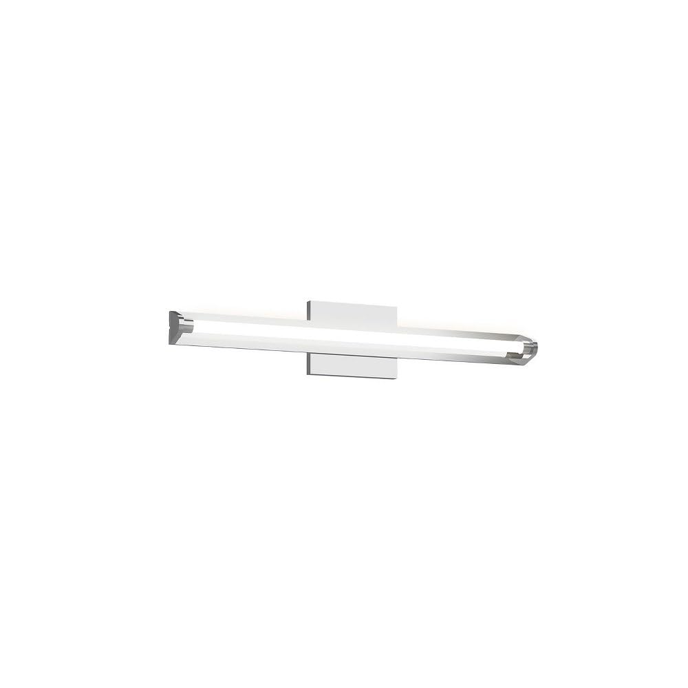Kuzco Lighting VL60624-CH Plymouth Vanity LED Light Fixture in Chrome Finish for Bathroom Mirror Lighting | Modern Bathroom Vanity Light with Energy Efficient LED Bulbs | Perfect for Home Bathroom Renovation and Spa-Like Ambience