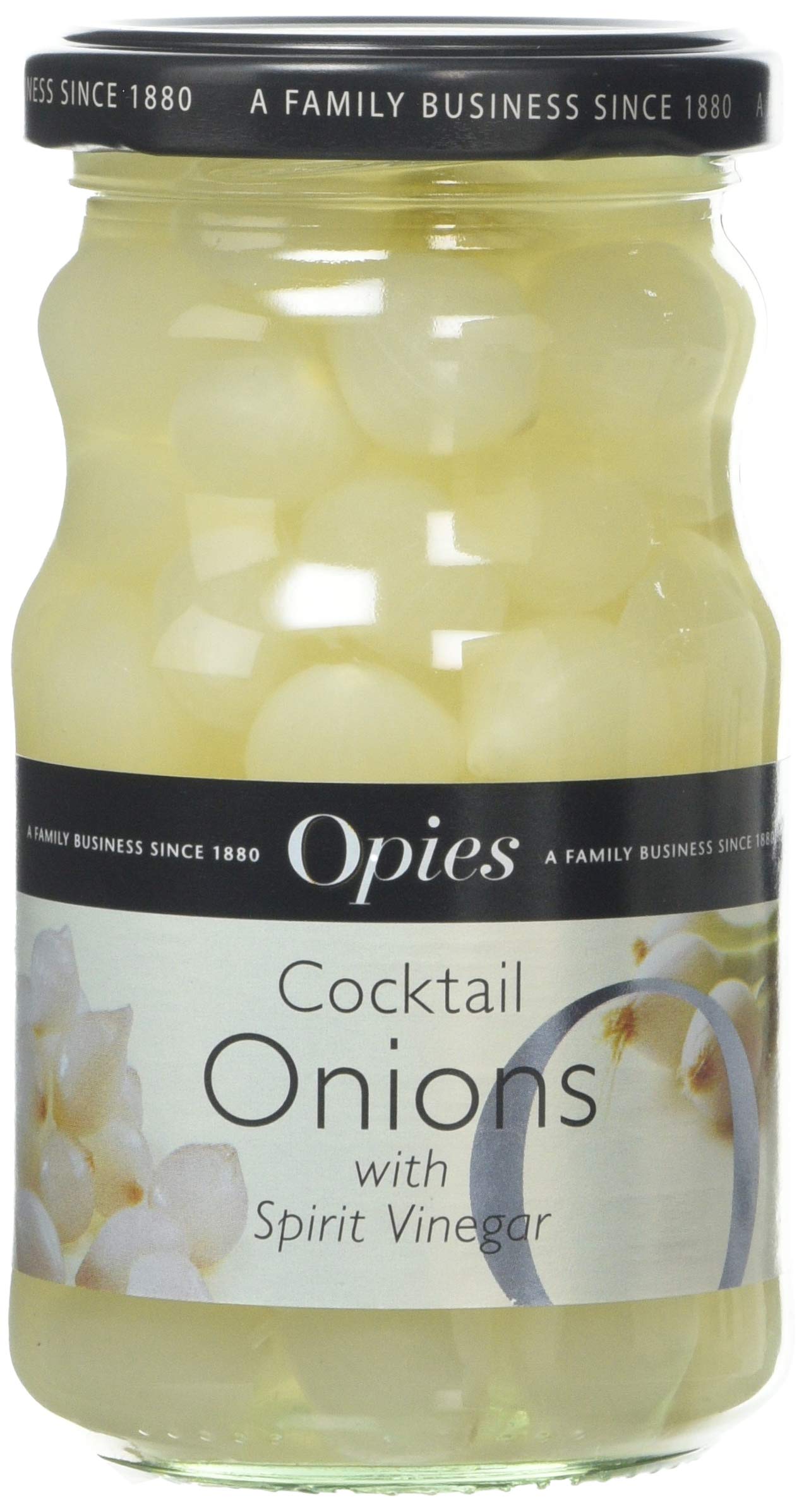 Opies Cocktail Pickled Onions 227g - Premium Pickled Silverskin Onions for Martinis, Bloody Mary & Charcuterie Boards - Perfect for Cocktail Garnish, Salads & Gourmet Snacking