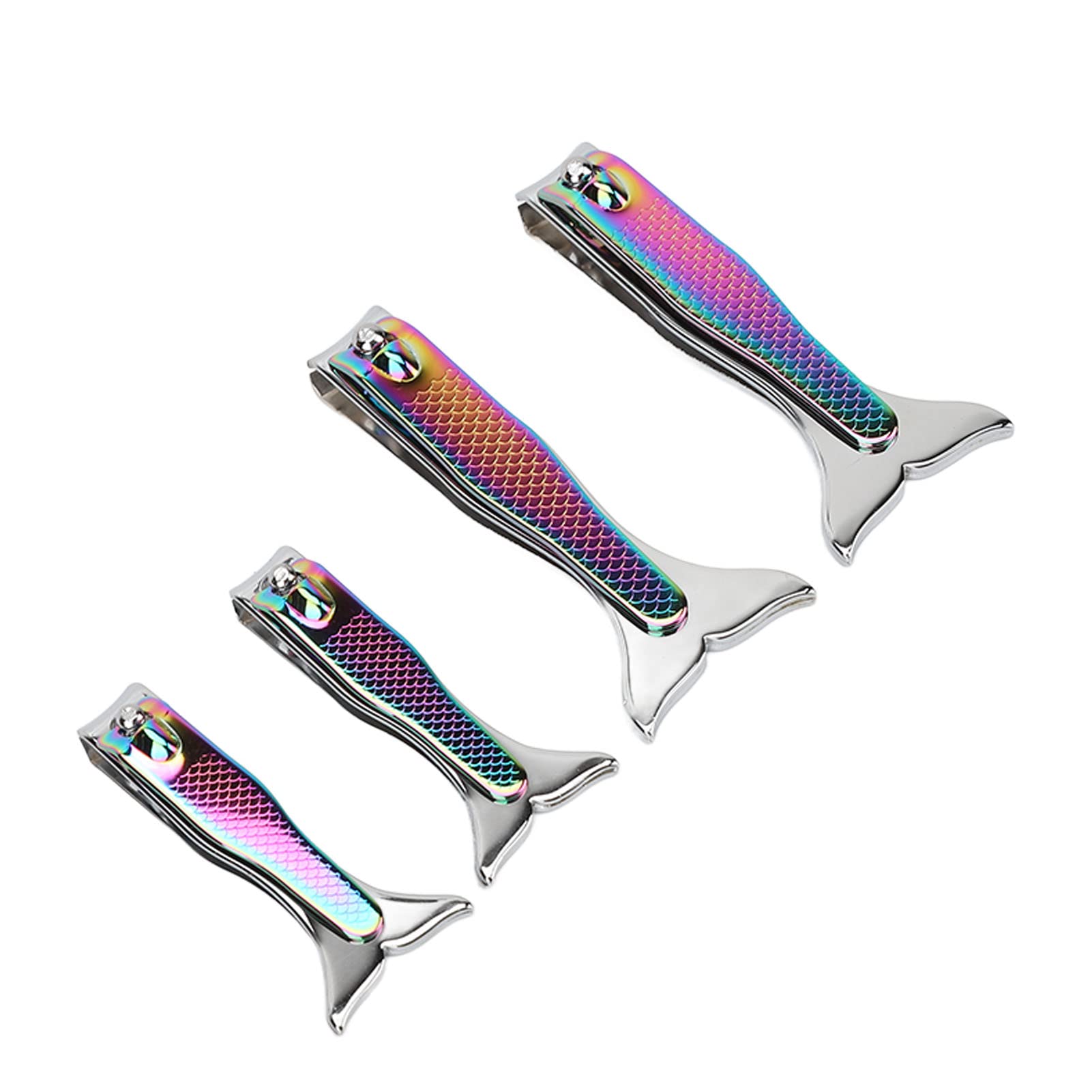4-Piece Stainless Steel Nail Clipper Set - Professional Nail Care Kit for Home & Salon Use - Perfect for Manicures, Pedicures, and Travel Grooming