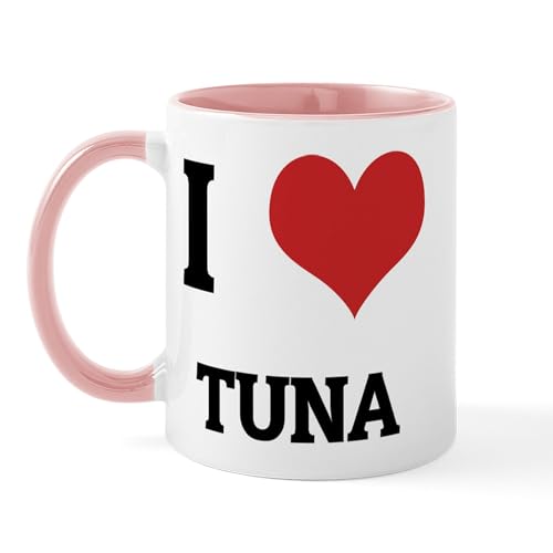 White/Pink Inside - I Love Tuna Mug