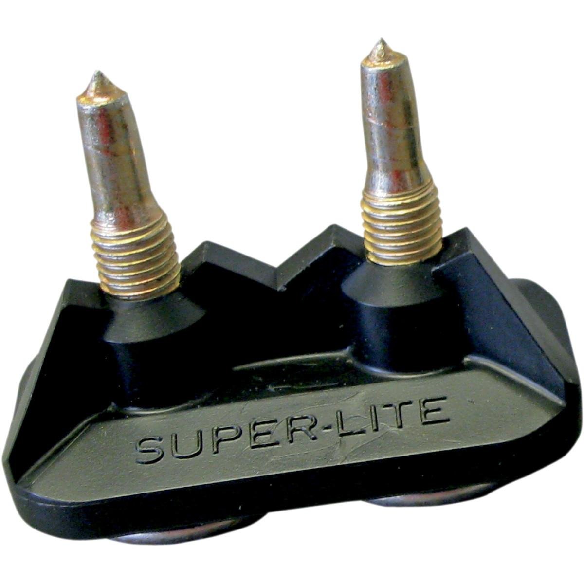 2522-P2-BLK Super-Lite Plus Pro Series Double Backer Plates - Black - 0.75 Inch - Heavy Duty Support for Construction, Automotive & Industrial Applications