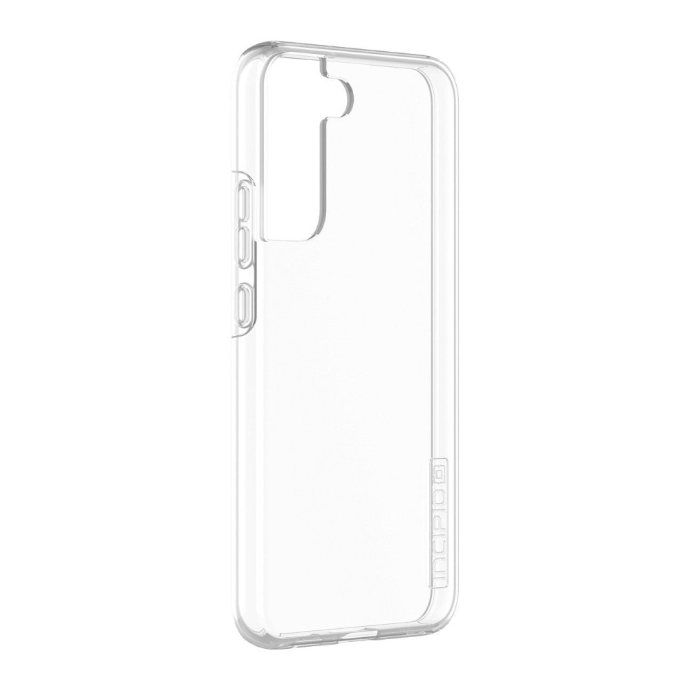 Incipio DualPro Classic+ Case for Samsung Galaxy S22+ - Clear Protective Cover with Clear & Atlantic Blue Buttons | Shockproof Phone Case for Everyday Use & Outdoor Activities