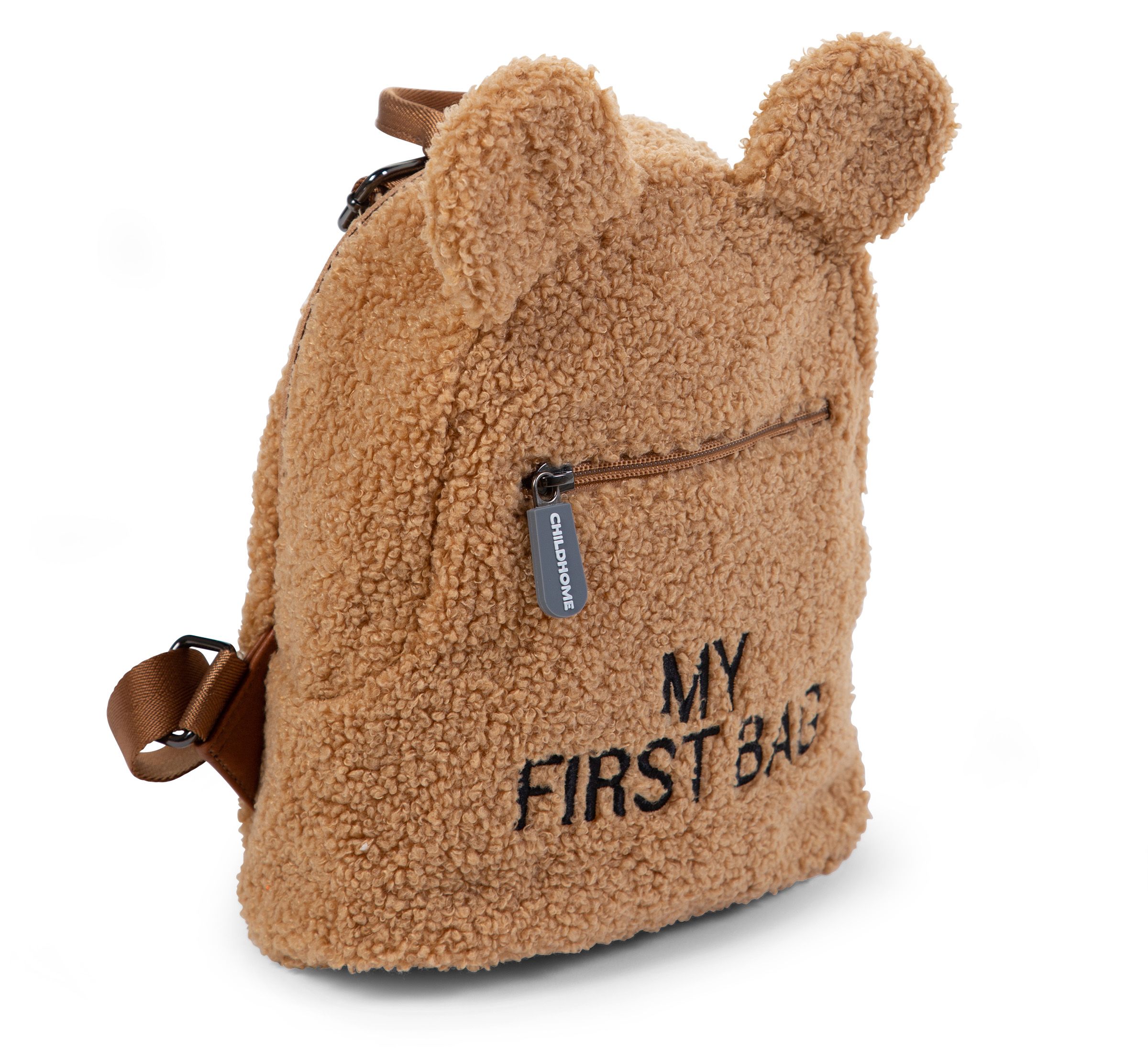 Childhome My First Bag - Teddy Beige Baby Diaper Bag for Boys & Girls | Perfect for Travel, Daycare & Outings