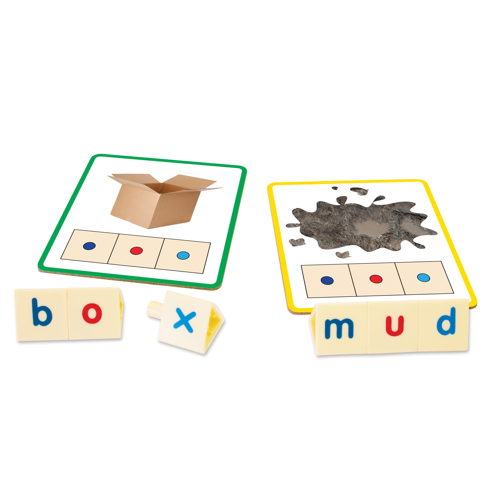 Junior Learning CVC Word Building Toolbox - Educational Phonics Games for Kids Ages 4-6 - Perfect for Homeschooling & Classroom Reading Activities