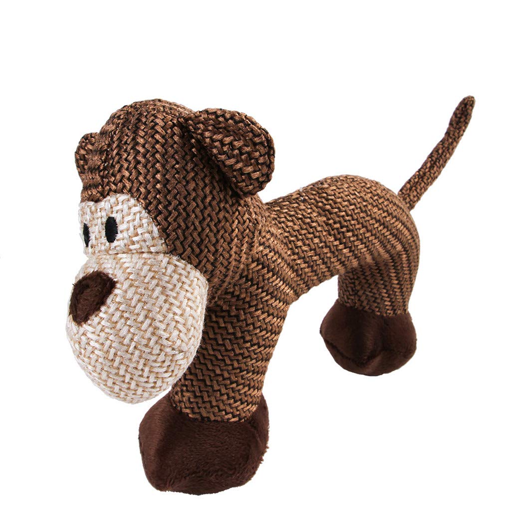 Durable Dog Squeaky Toy - Interactive Puppy Chew Toy for Dental Care & Teeth Cleaning | Fun Playtime & Training Reward for Small Medium Large Dogs
