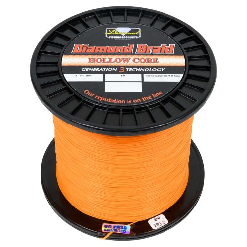 Momoi Diamond G3 16X Hollow Core Braid Fishing Line - Premium Saltwater & Freshwater Braided Line for Casting, Trolling and Jigging