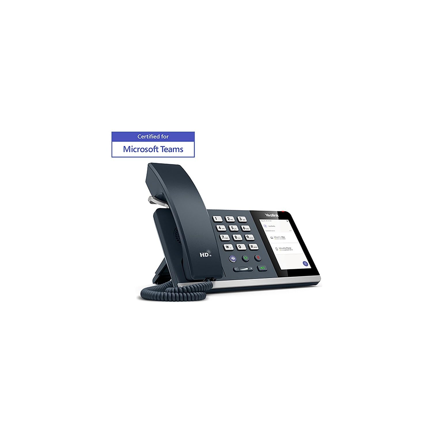 Yealink MP50 USB Business Phone - Microsoft Teams & UC Compatible for Office Communication & Remote Work