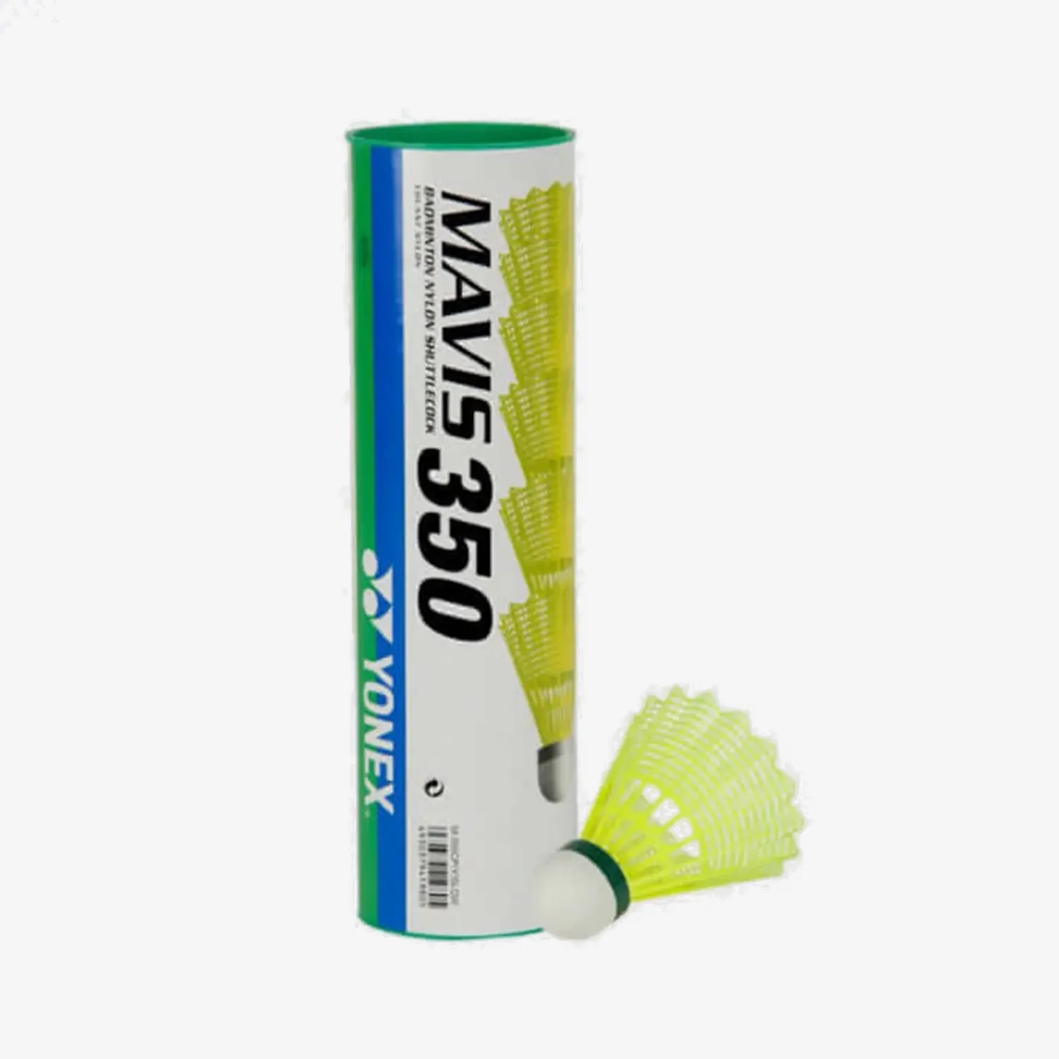 Yonex Mavis 350 Yellow Slow Speed Nylon Badminton Shuttlecocks - Perfect for Recreational Play & Training Sessions