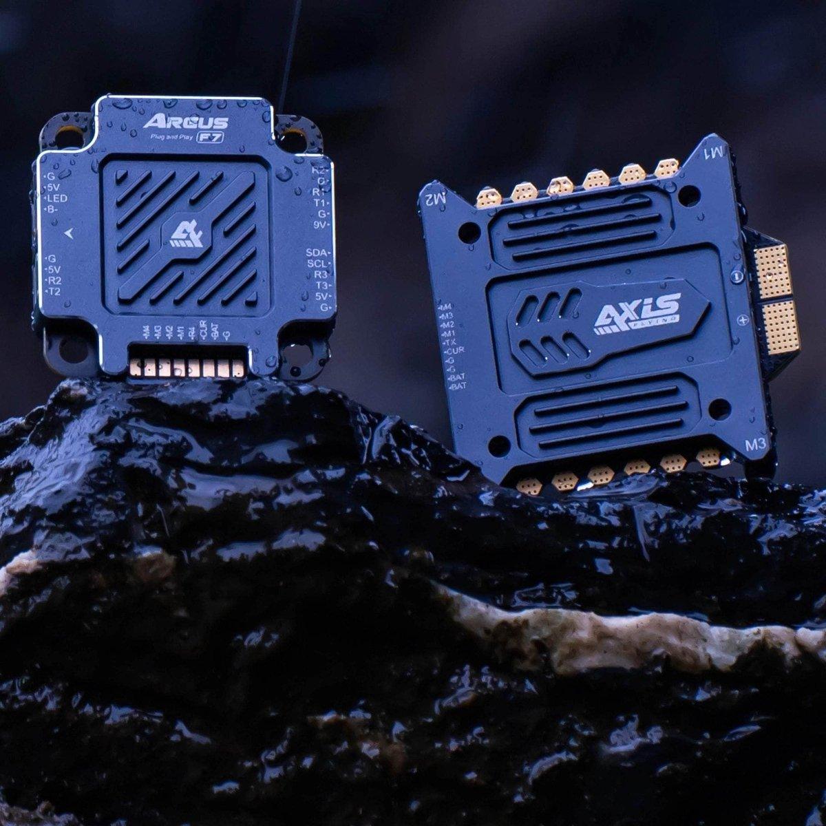 AxisFlying Argus PRO F7 3-6S 30x30 Stack/Combo - F722 Flight Controller & 32Bit 65A 4in1 ESC with Heatsink for FPV Racing Drones - Perfect for High-Speed Drone Racing and Aerial Photography