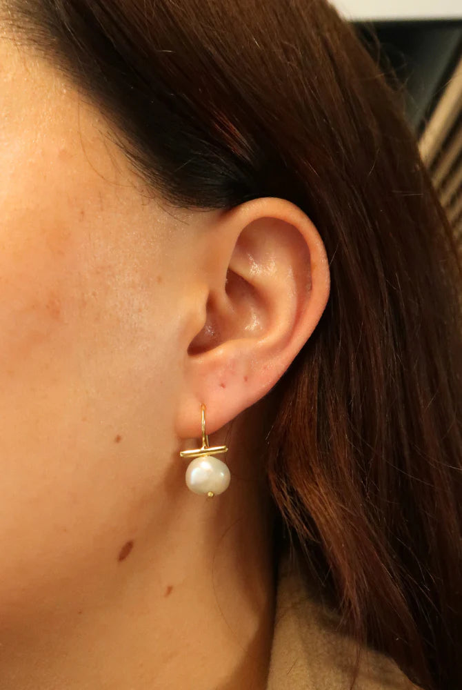 Zafino Sierra Earrings for Women - Elegant Gold-Plated Hoop Earrings with CZ Stones | Perfect for Parties, Weddings & Everyday Wear