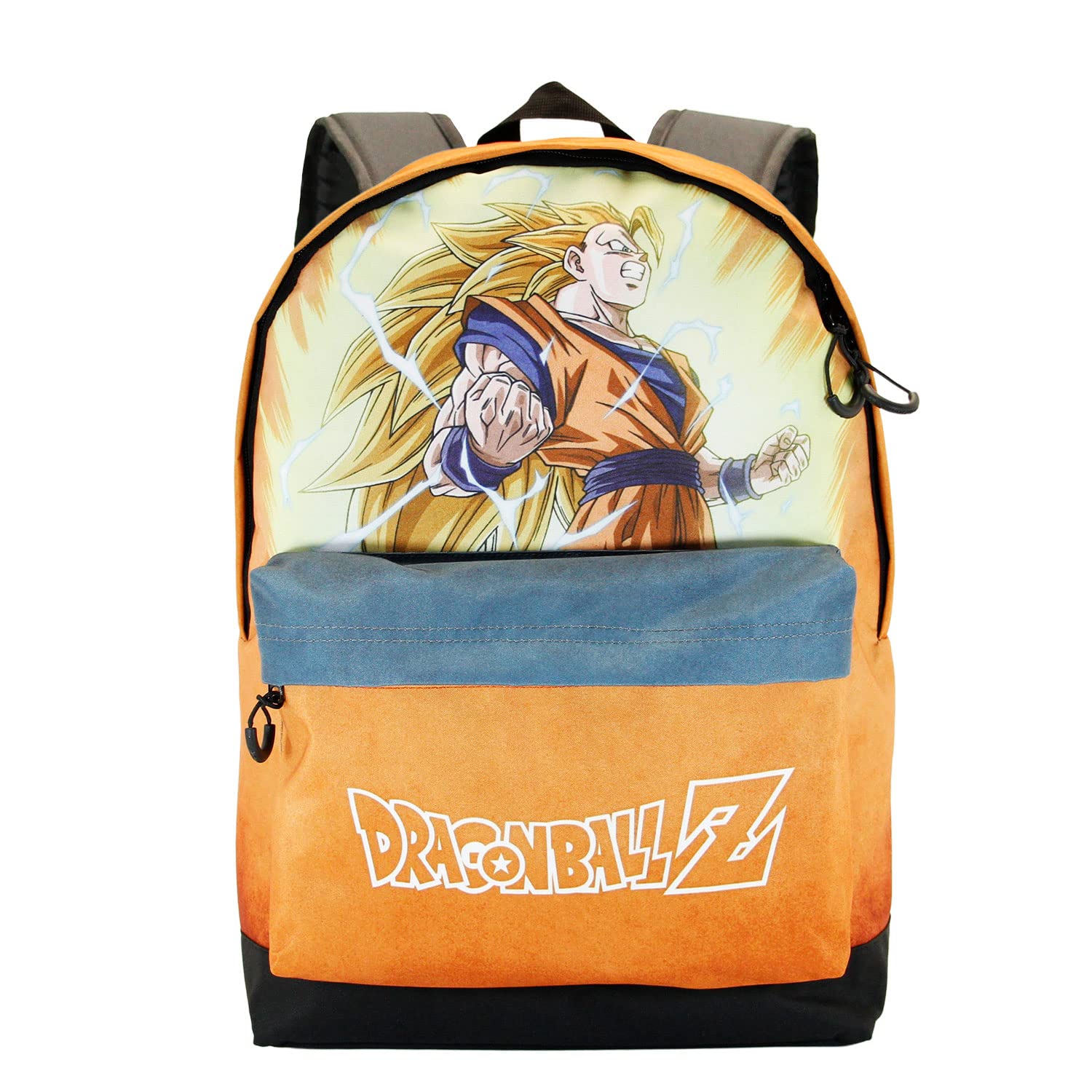 Dragon Ball Impulse Backpack HS FAN - Official Anime Collectible Orange School Bag for Cosplay, Conventions & Daily Use
