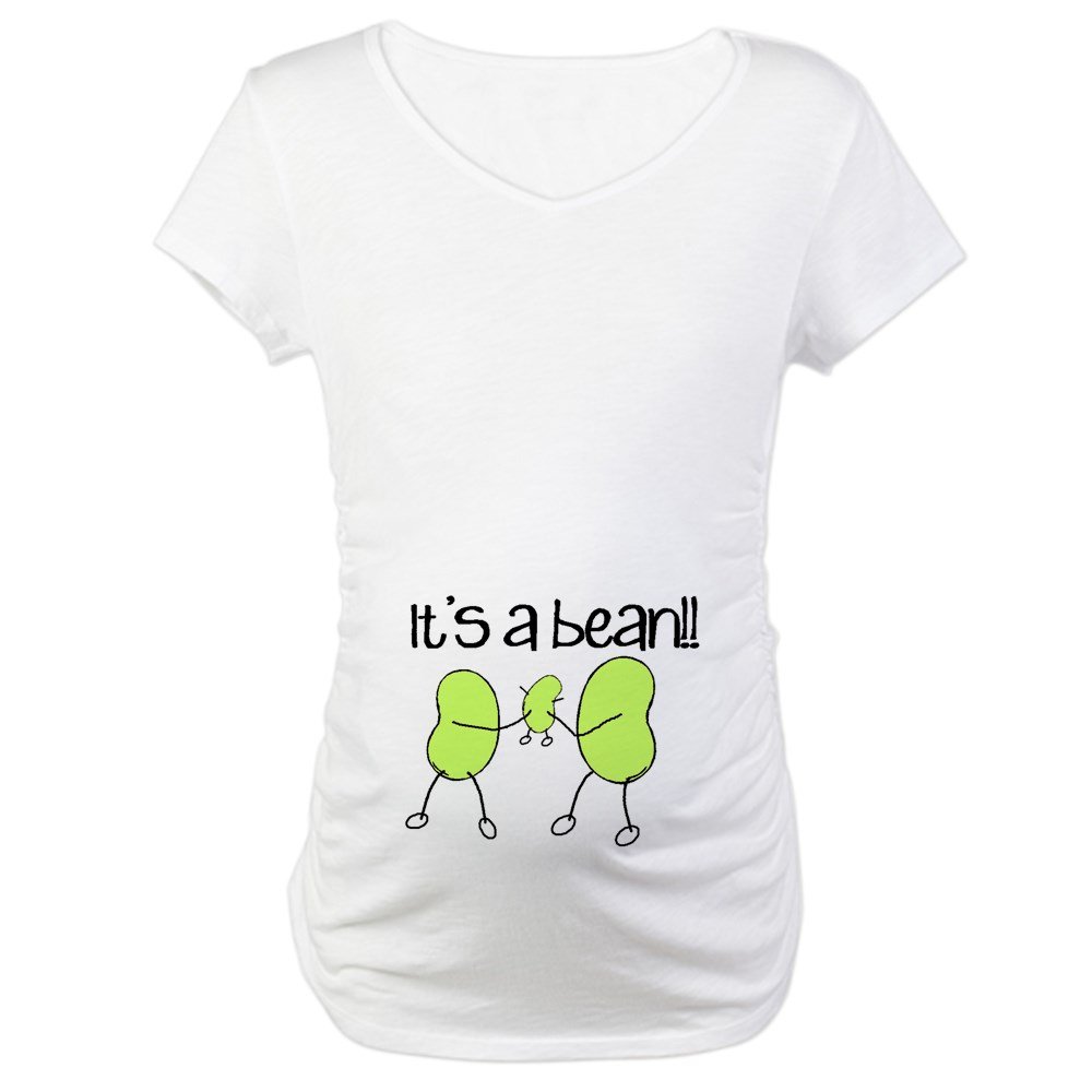 Funny Maternity T-Shirt for Pregnant Women - Baby Bean Pregnancy Tee - Comfortable Cotton Shirt for Expecting Moms - Perfect for Baby Showers, Gender Reveals & Maternity Photos