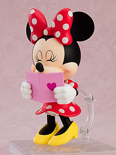 Disney Minnie Mouse Nendoroid Action Figure - Polka Dot Dress Version | Collectible Anime PVC Model | Perfect for Disney Fans, Anime Collectors & Home Decor